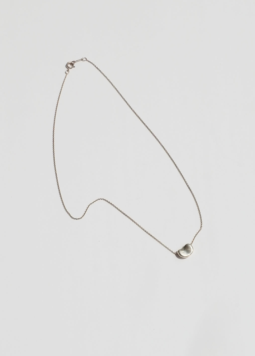 Authentic Preowned Tiffany & Co. Silver Bean Necklace (Small)