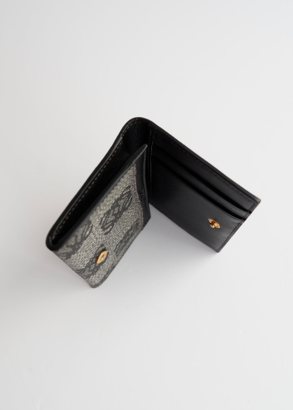 Authentic Preowned Loewe Navy Coated Canvas Anagram Logo Card Holder
