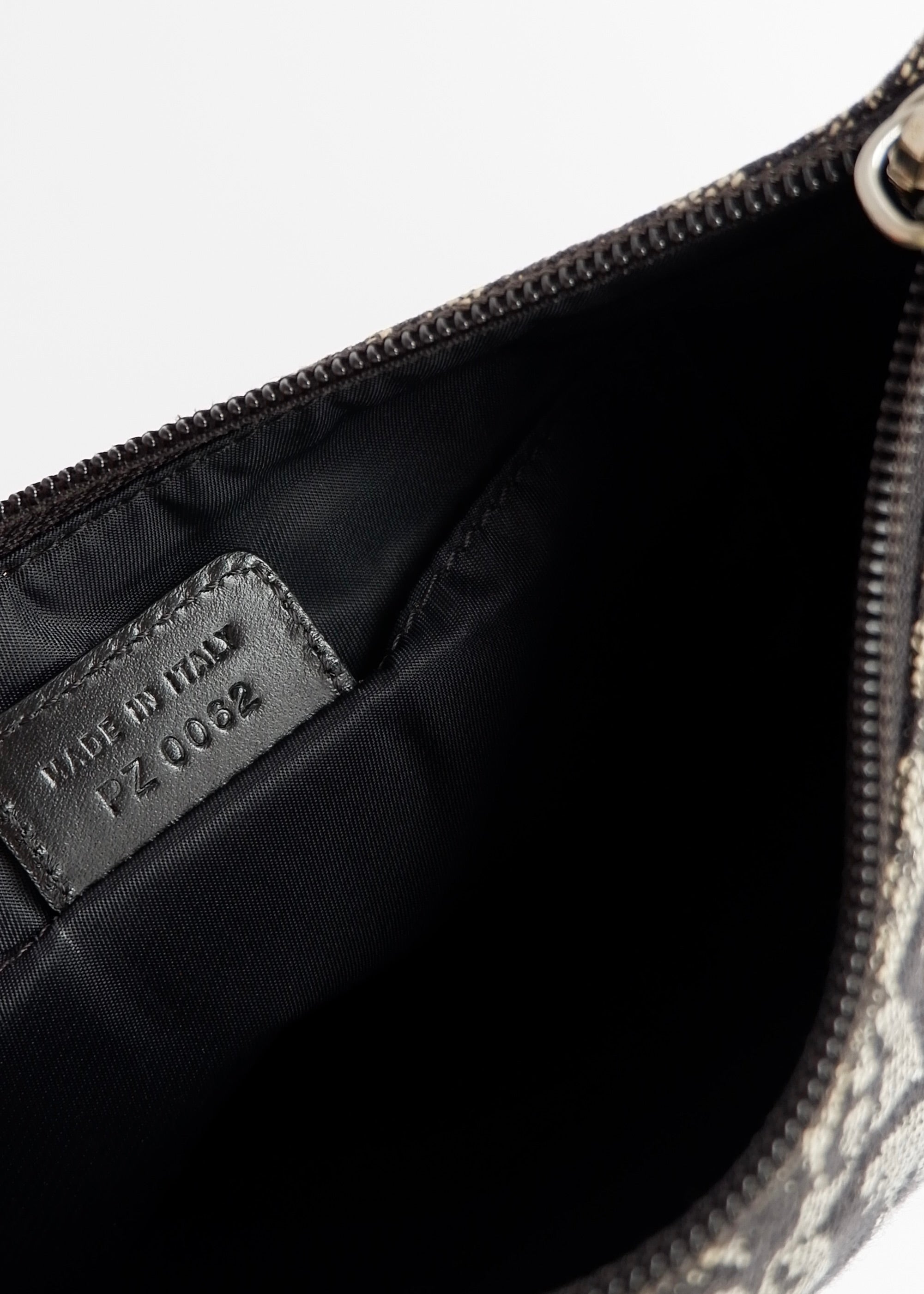 Authentic Preowned Dior Black Trotter Shoulder Bag