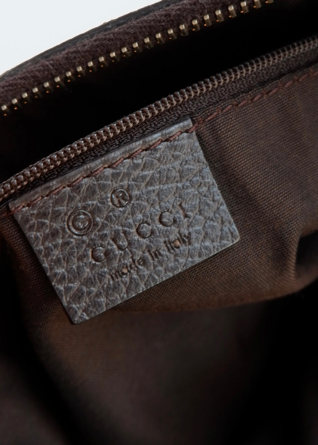 Authentic Preowned Gucci Brown GG Canvas/ Leather Hobo Shoulder Bag