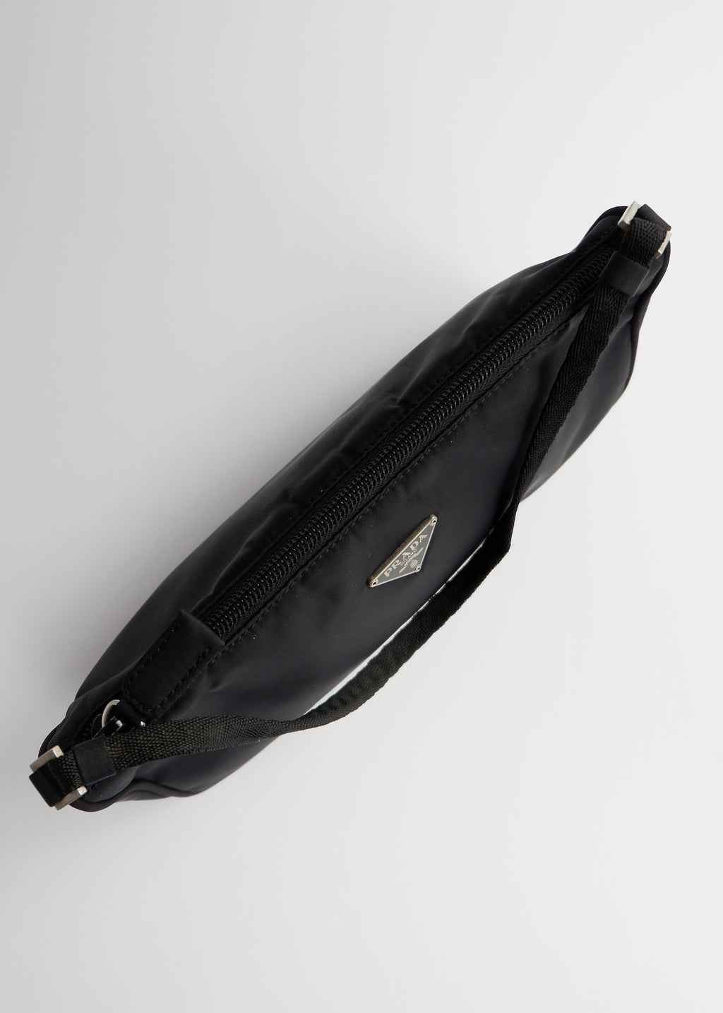 Authentic Preowned Prada Black Nylon Pochette/Shoulder Bag