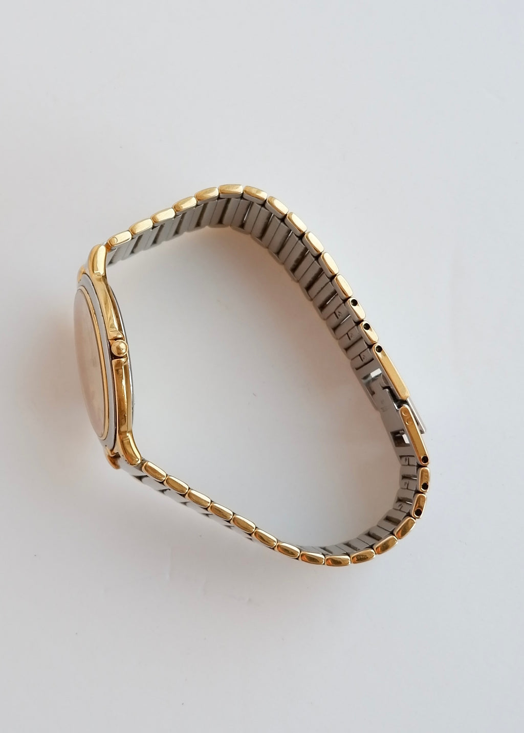 Montre YSL authentique d'occasion, ton argent/or