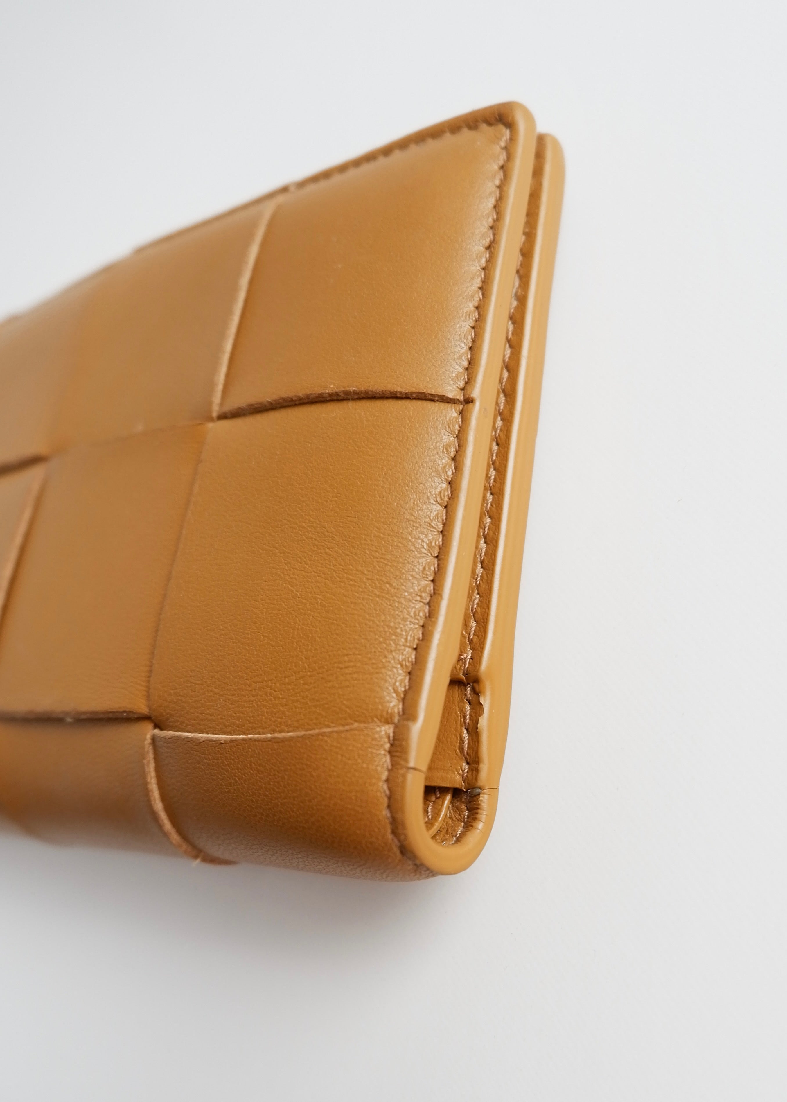 Authentic Preowned Bottega Veneta Brown Leather Bi-Fold Wallet