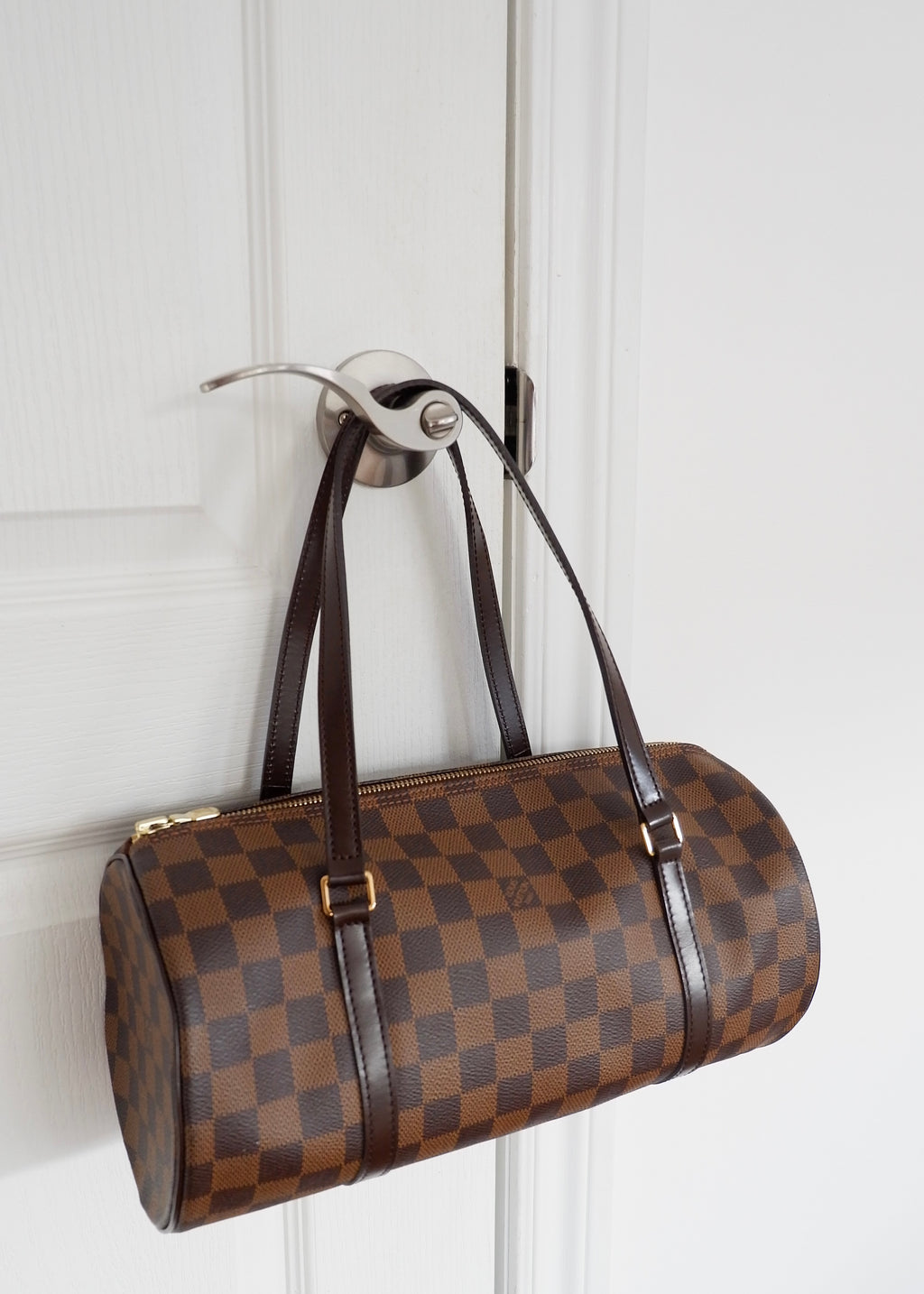 Authentique Sac d'occasion Louis Vuitton Damier Ebene Papillon 30