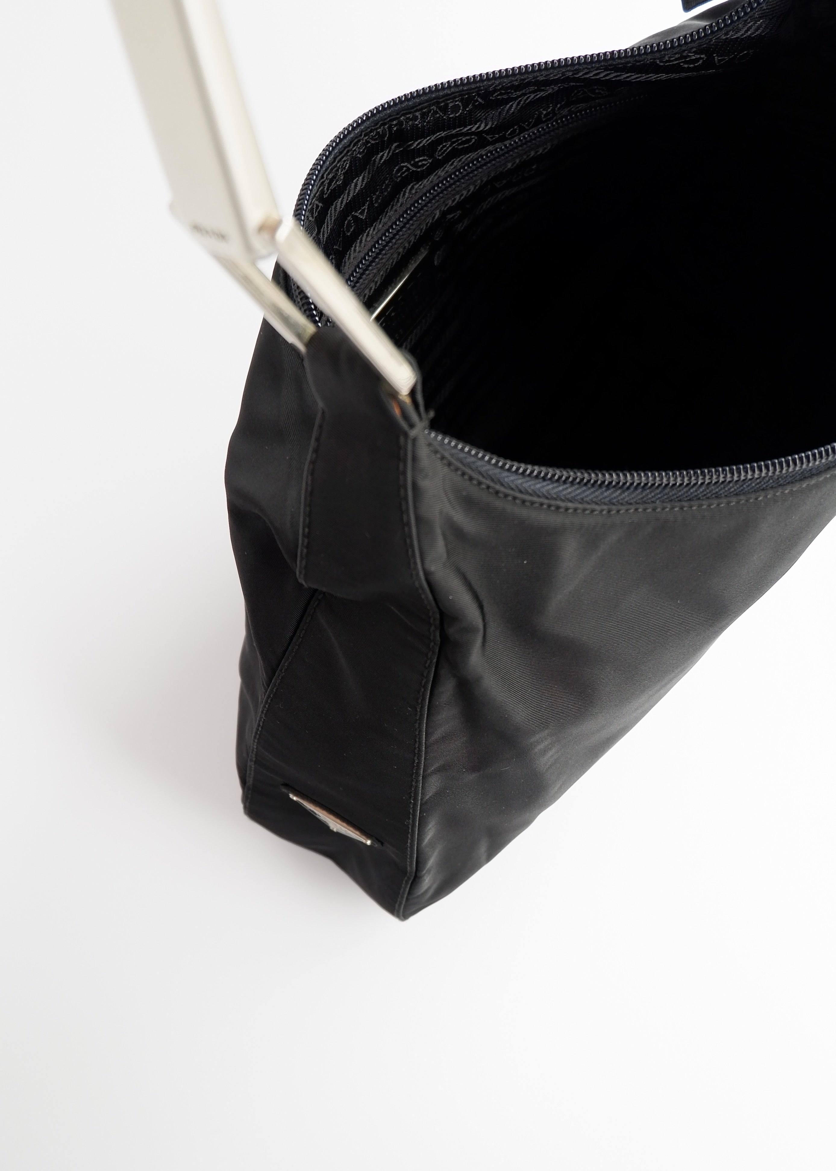 Authentic Preowned Prada Black Nylon Shoulder Bag
