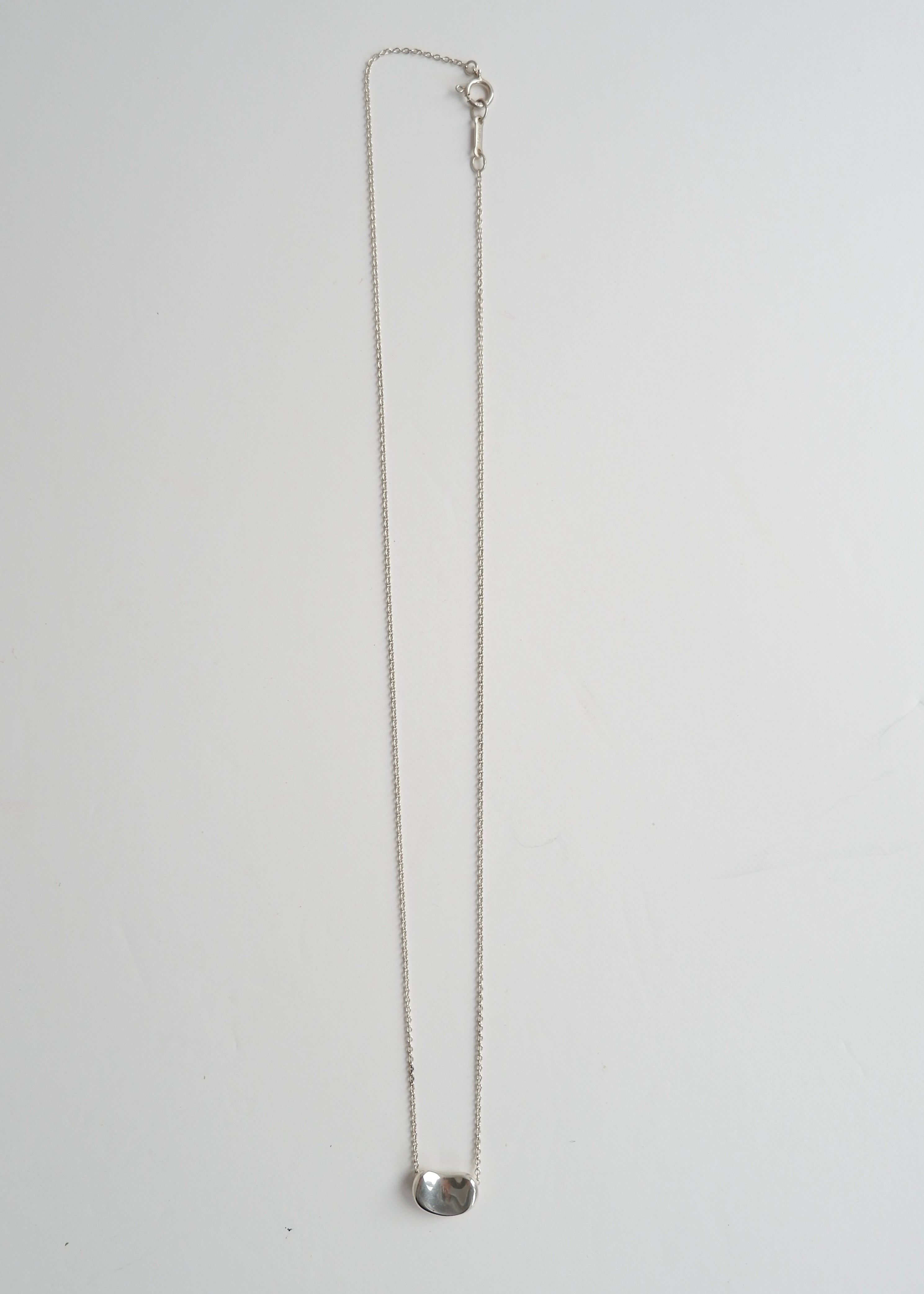 Authentique Collier Tiffany Cœur en Argent avec Boîte