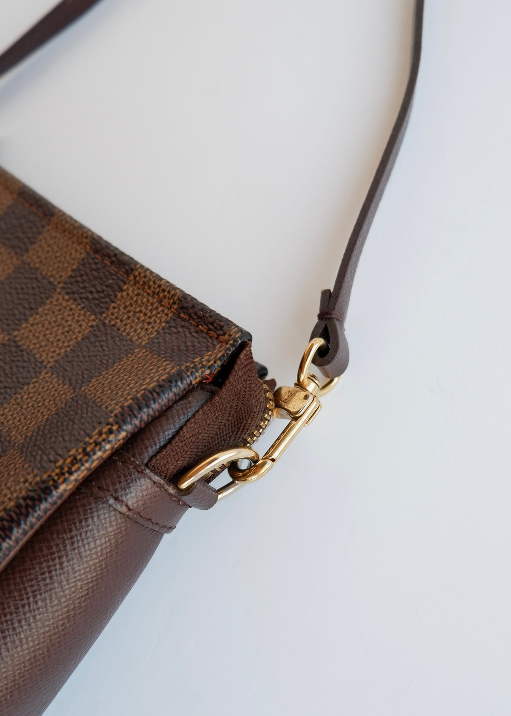 Authentic Preowned Louis Vuitton Damier Ebene Trousse Shoulder Bag