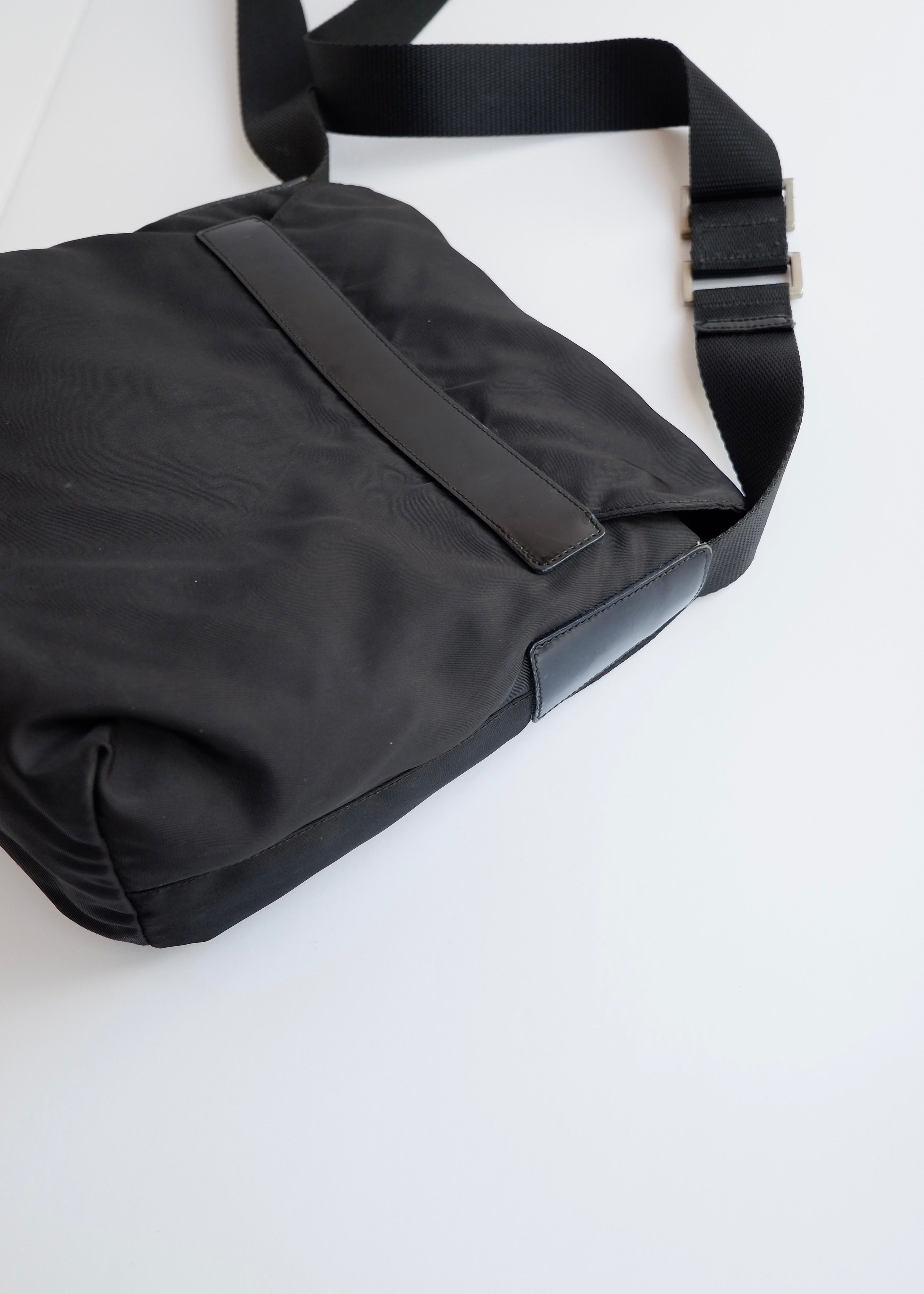 Authentic Preowned Prada Black Nylon Crossbody Bag