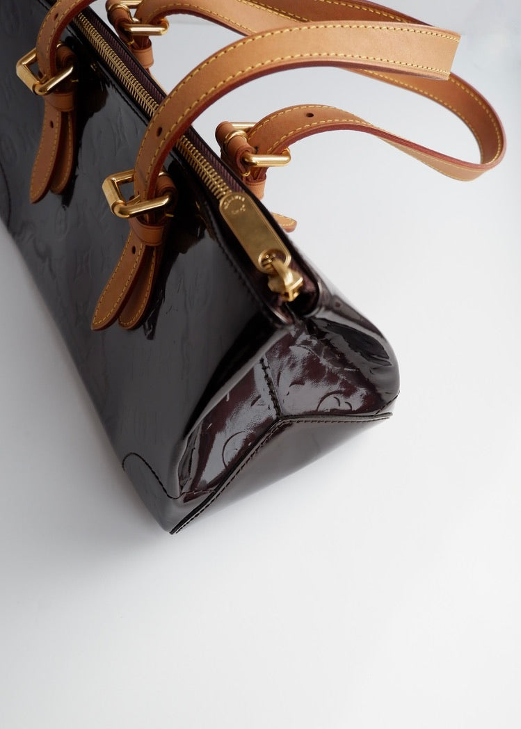 Authentic Preowned Louis Vuitton Monogram Vernis Amarante Rosewood Shoulder Bag