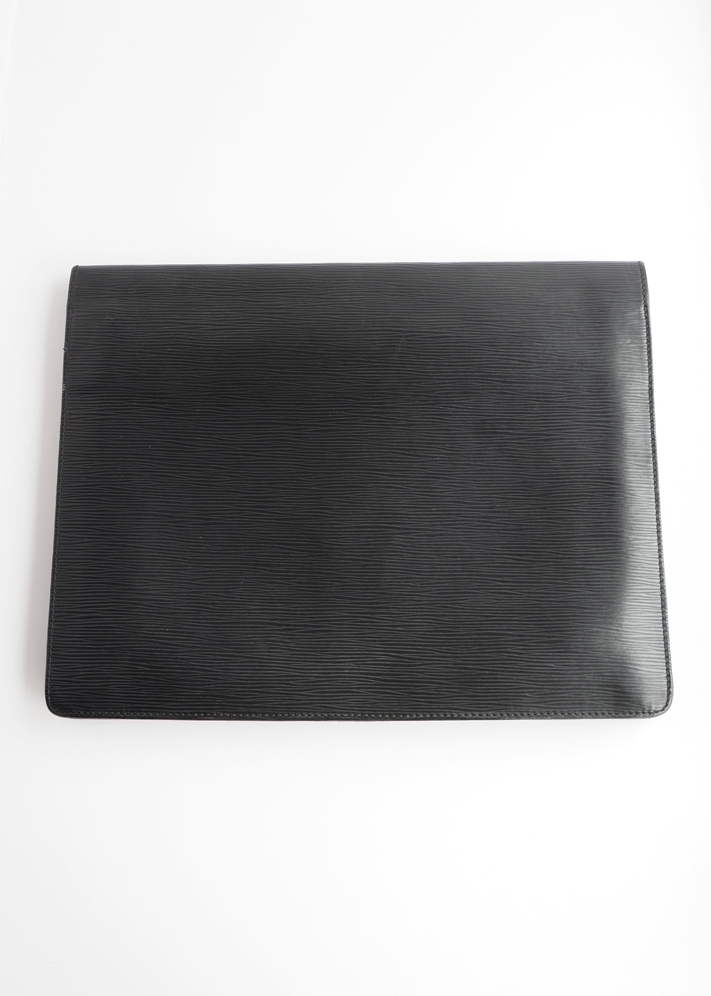 Authentic Preowned Vintage Louis Vuitton Black Epi Large Pouch
