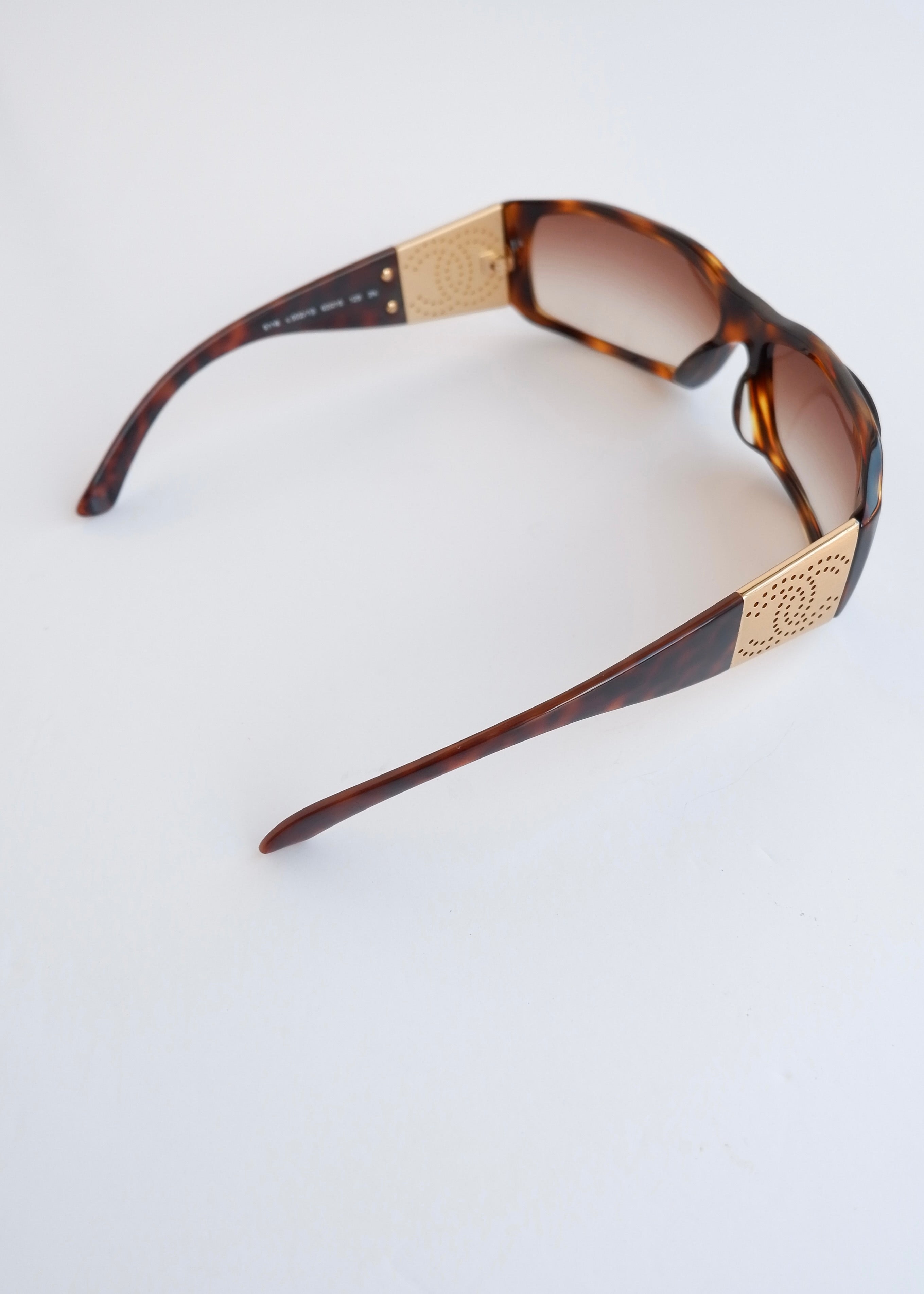 Authentic Preowned Vintage Chanel Brown Square Frame Sunglasses