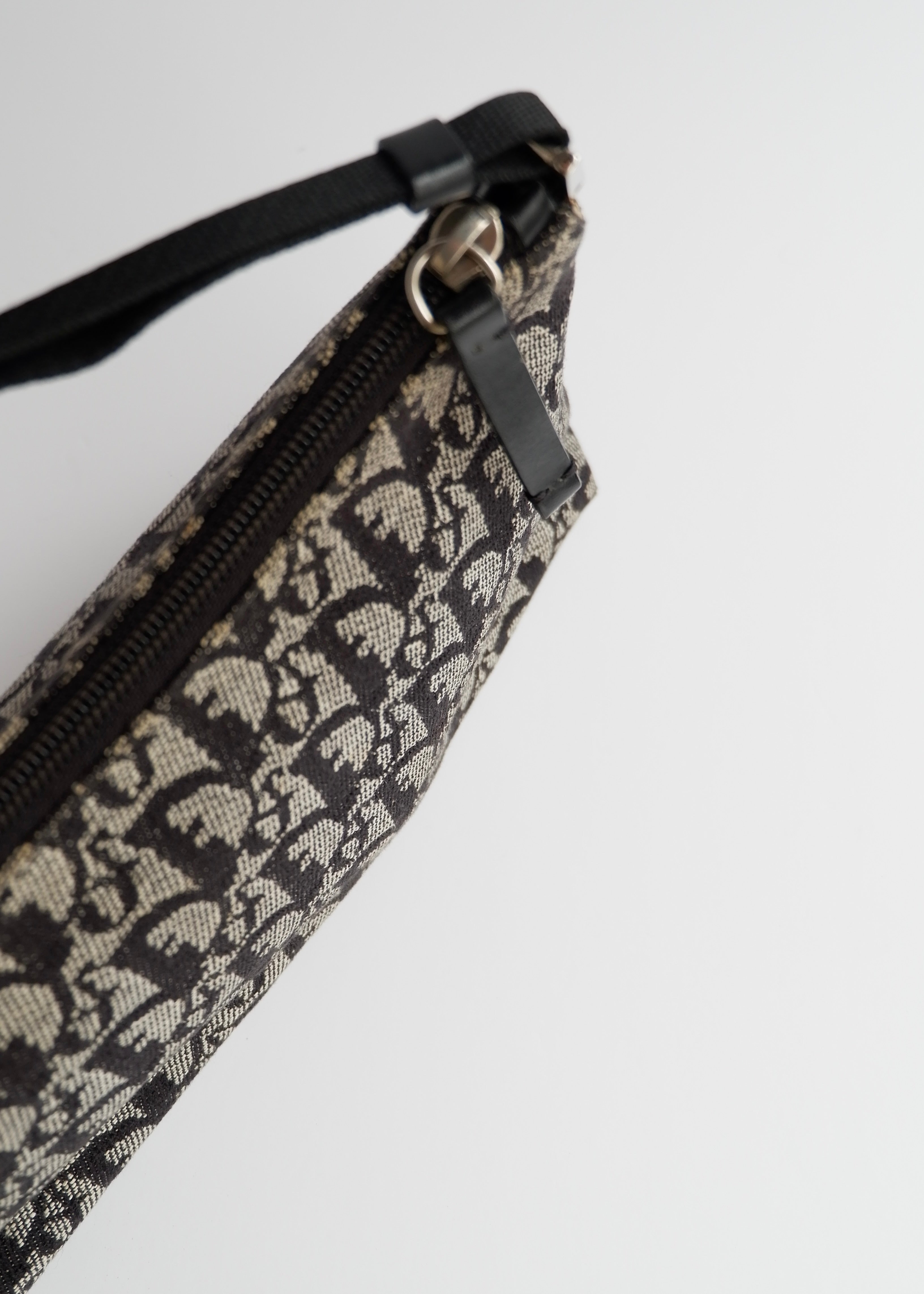 Authentic Preowned Dior Black Trotter Shoulder Bag