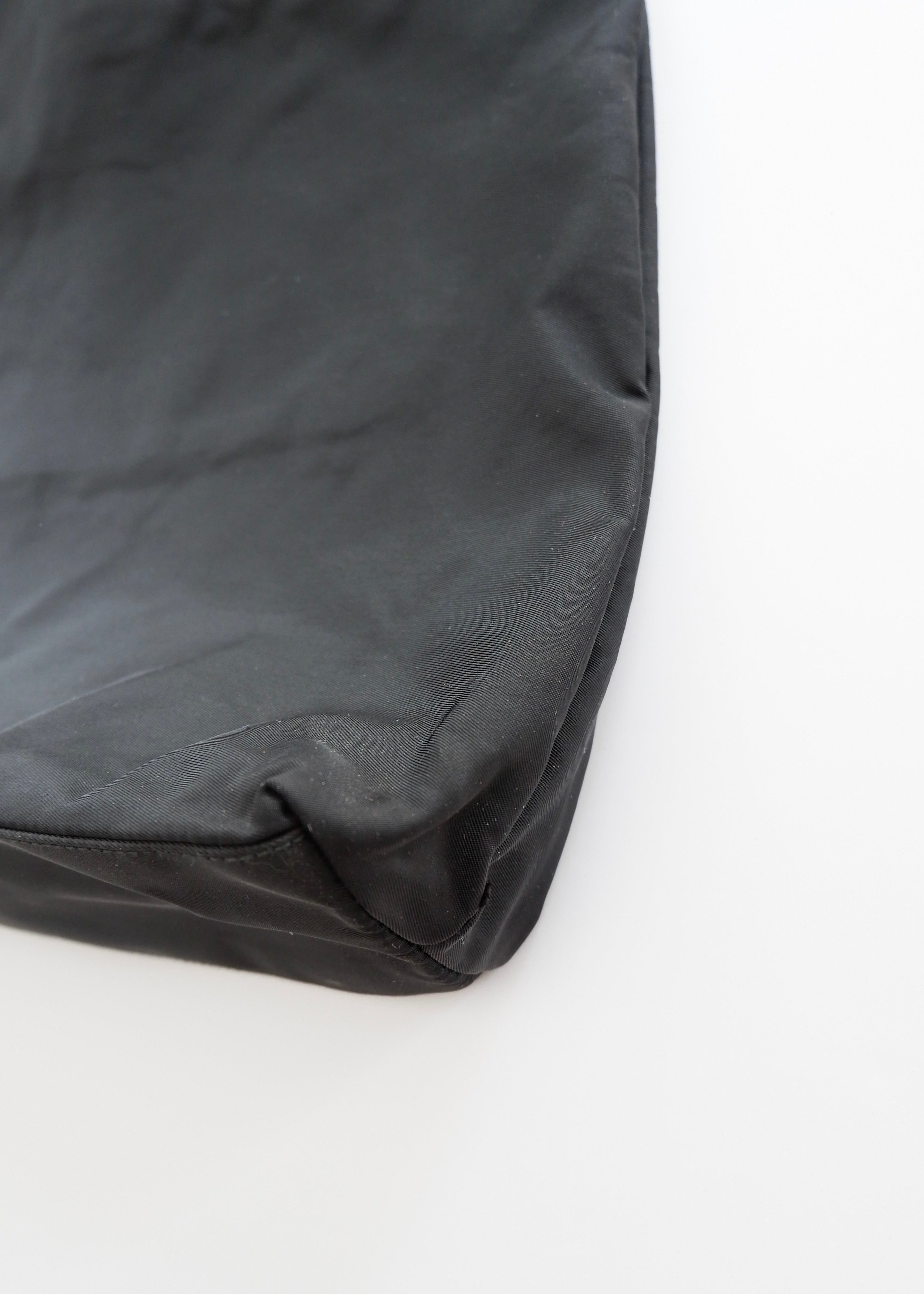 Authentic Preowned Prada Black Nylon Shoulder Tote GHW