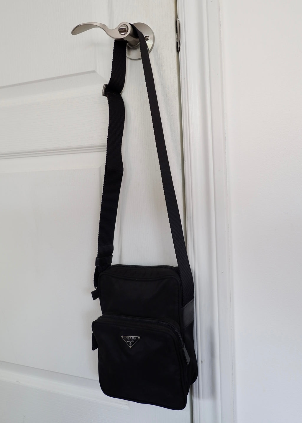 Authentic Preowned Prada Black Nylon Crossbody Bag