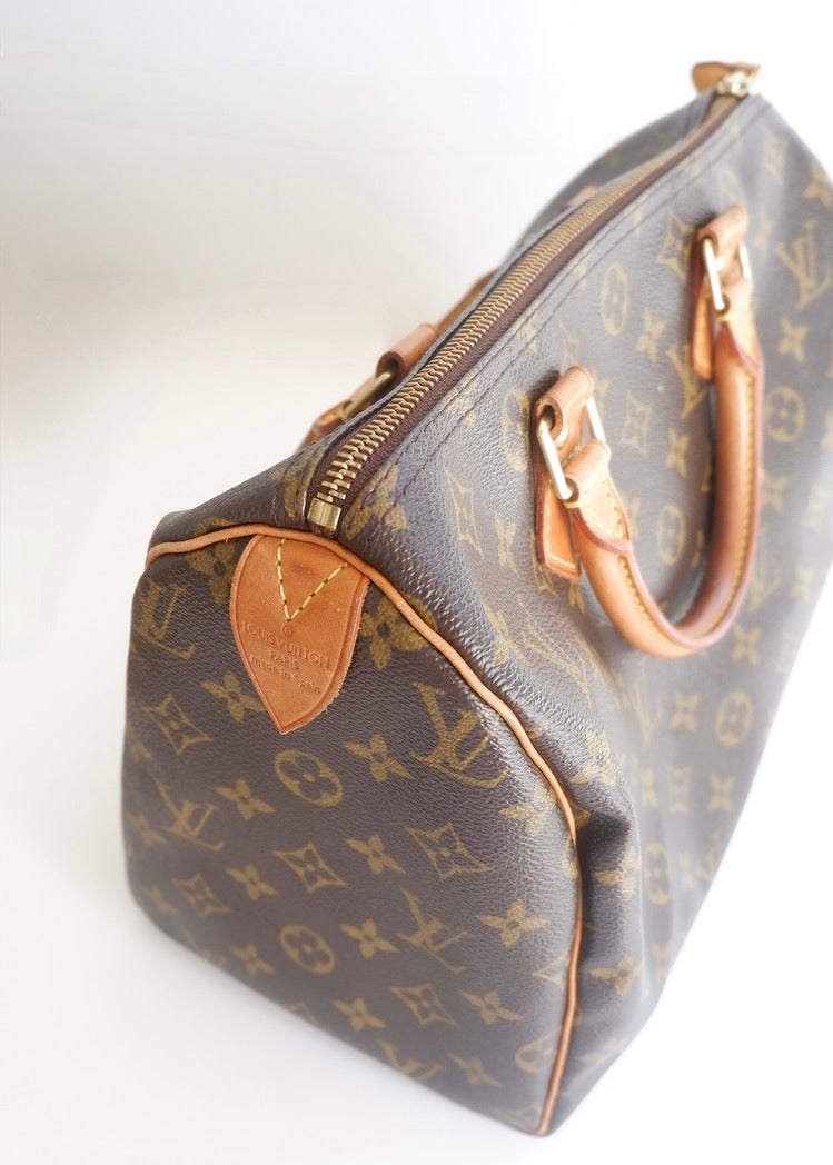 Preowned Louis Vuitton Monogram Speedy 30 Handbag