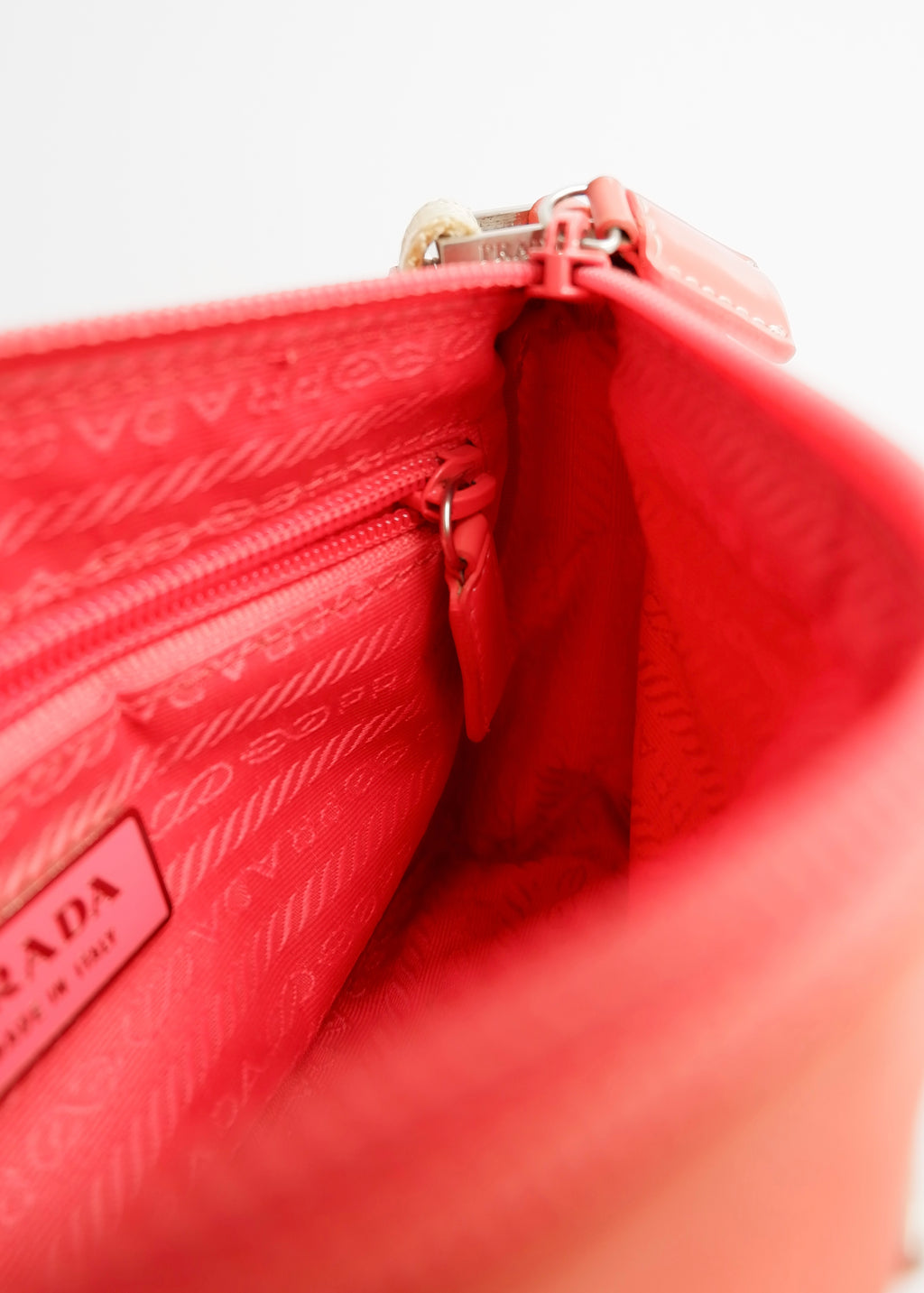 Authentic Preowned Prada Salmon Pink Nylon Shoulder Bag