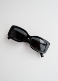 Lunettes de soleil carrées noires Versace d'occasion authentiques