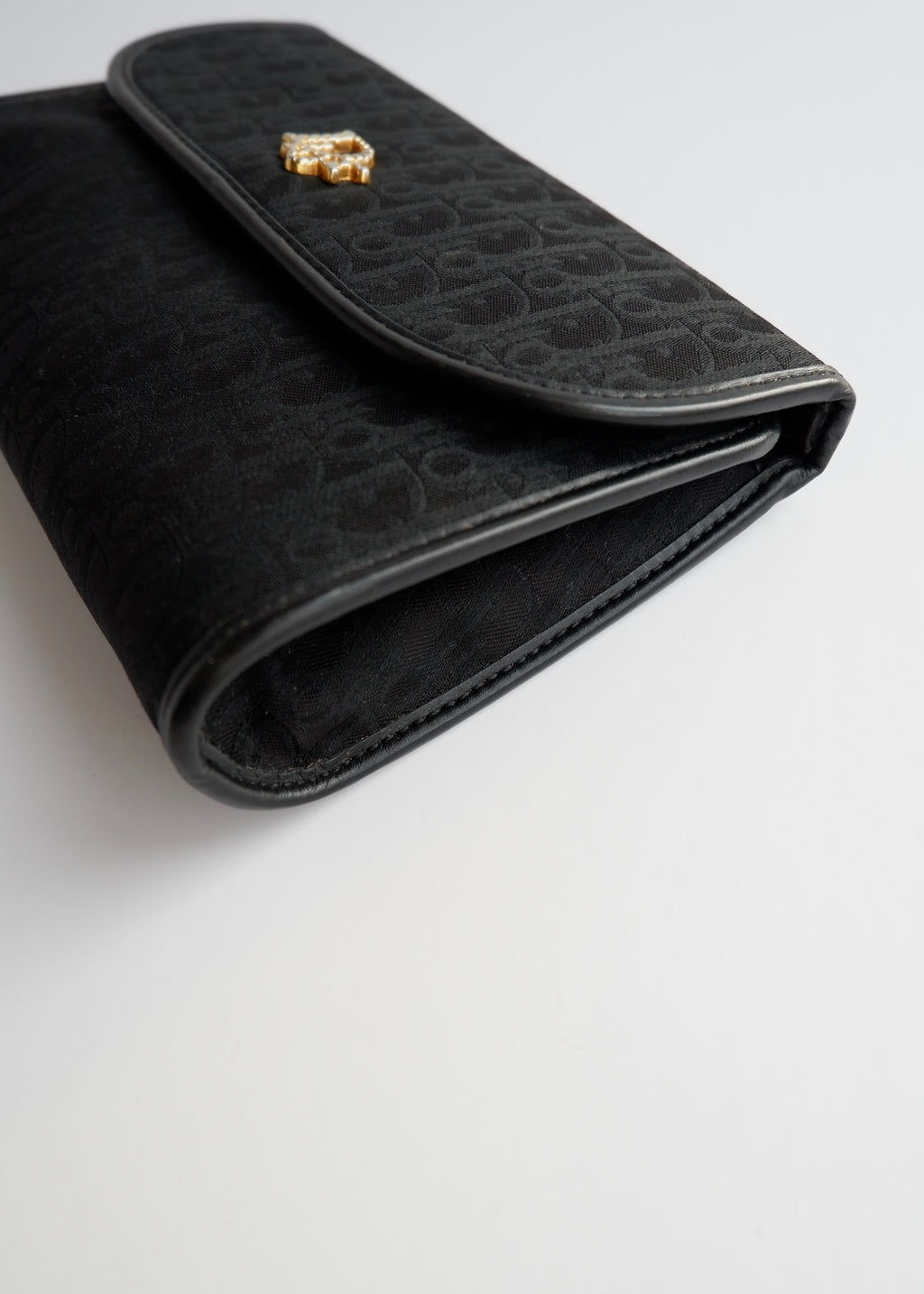 Sac bandoulière vintage Dior Trotter noir chaîne d'occasion Authenti
