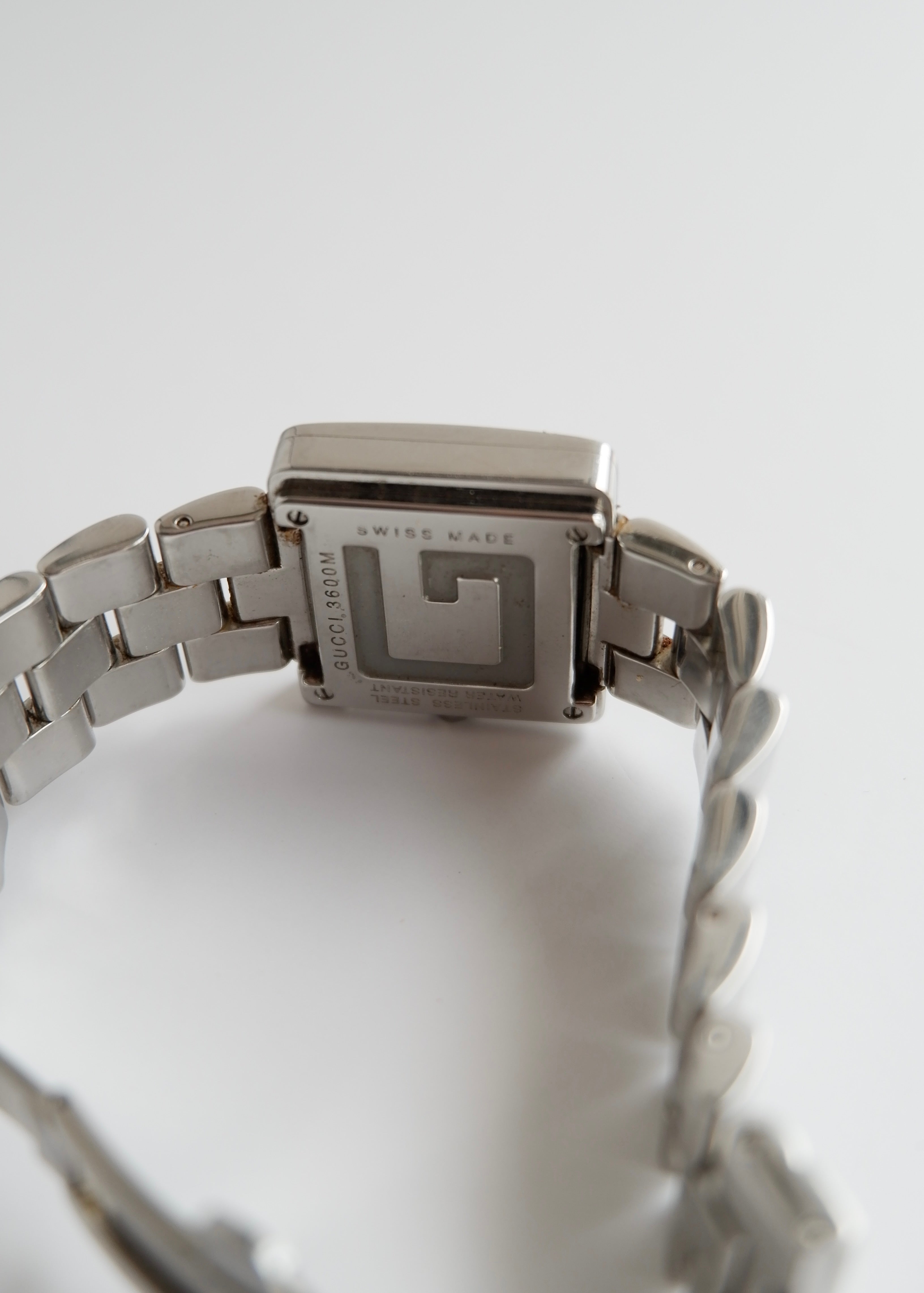 Authentic Preowned Gucci Silver Stainless Steel G Face Watch