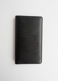 Authentic Preowned Louis Vuitton Black Epi Leather Bi Fold Card Holder