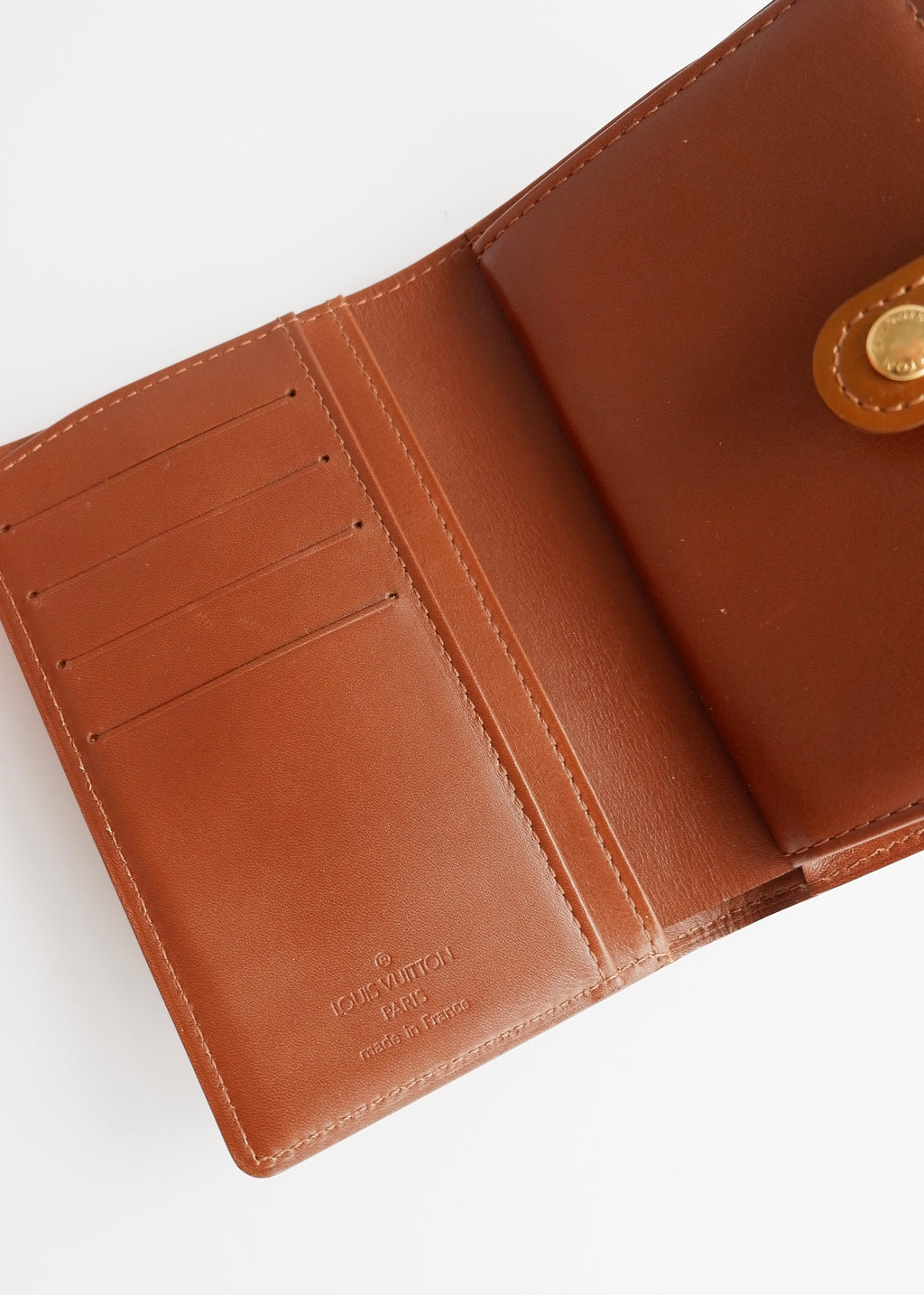 Authentic Preowned Louis Vuitton Brown Monogram Vernis Compact Wallet