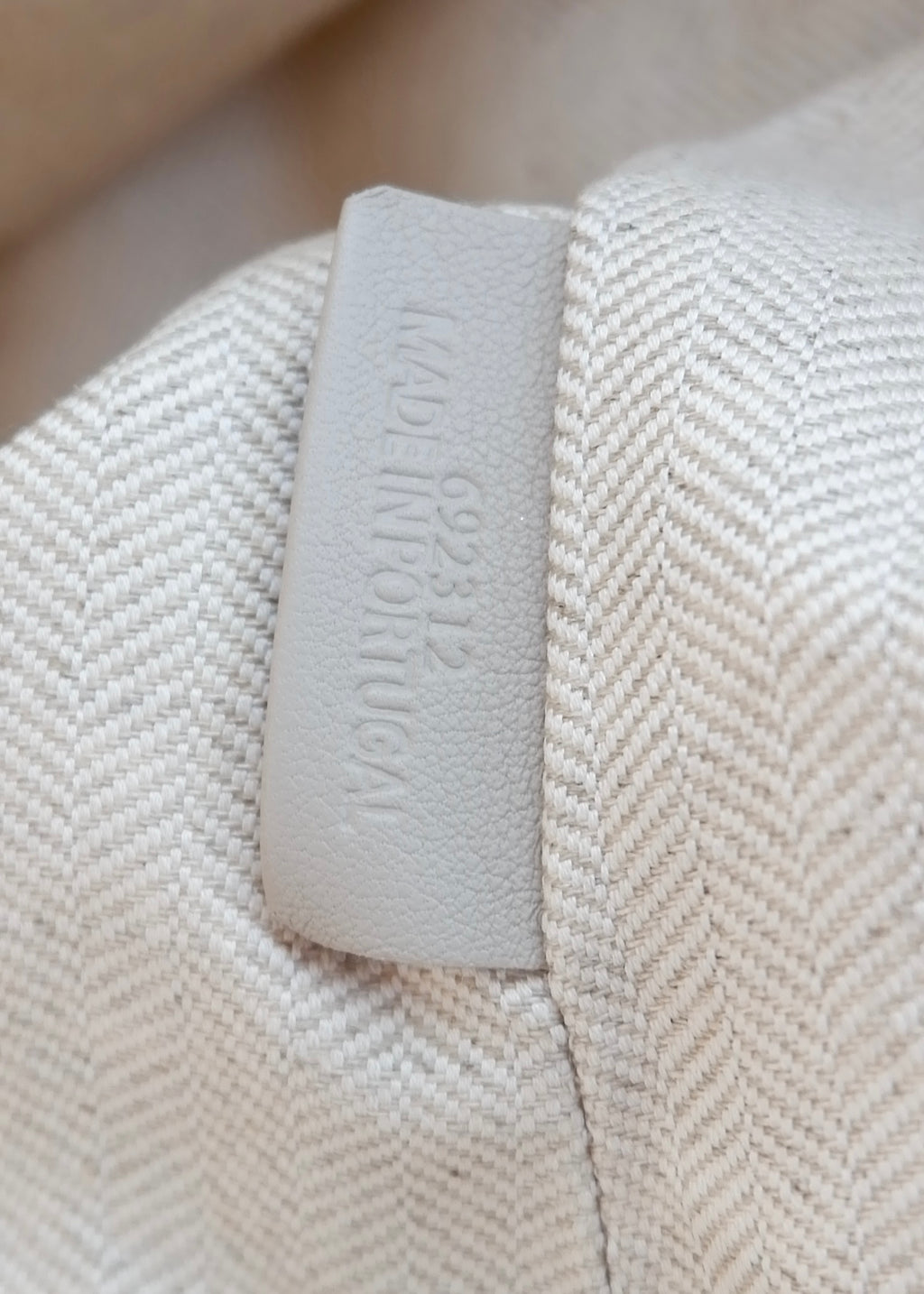 Pochette Loewe x Paula's Ibiza en tissu éponge crème, authentique et d'occasion