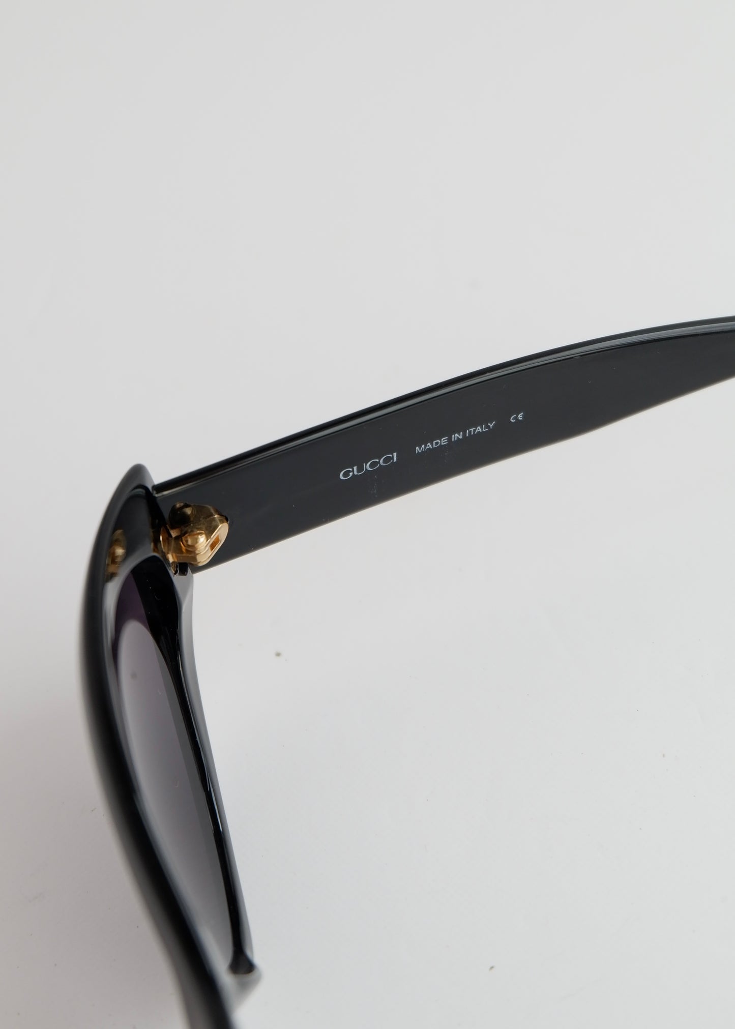 Authentic Preowned Gucci Black Cat Eye Sunglasses