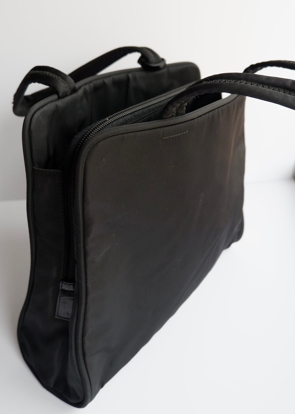 Authentic Preowned Prada Black Nylon Top Handle Bag