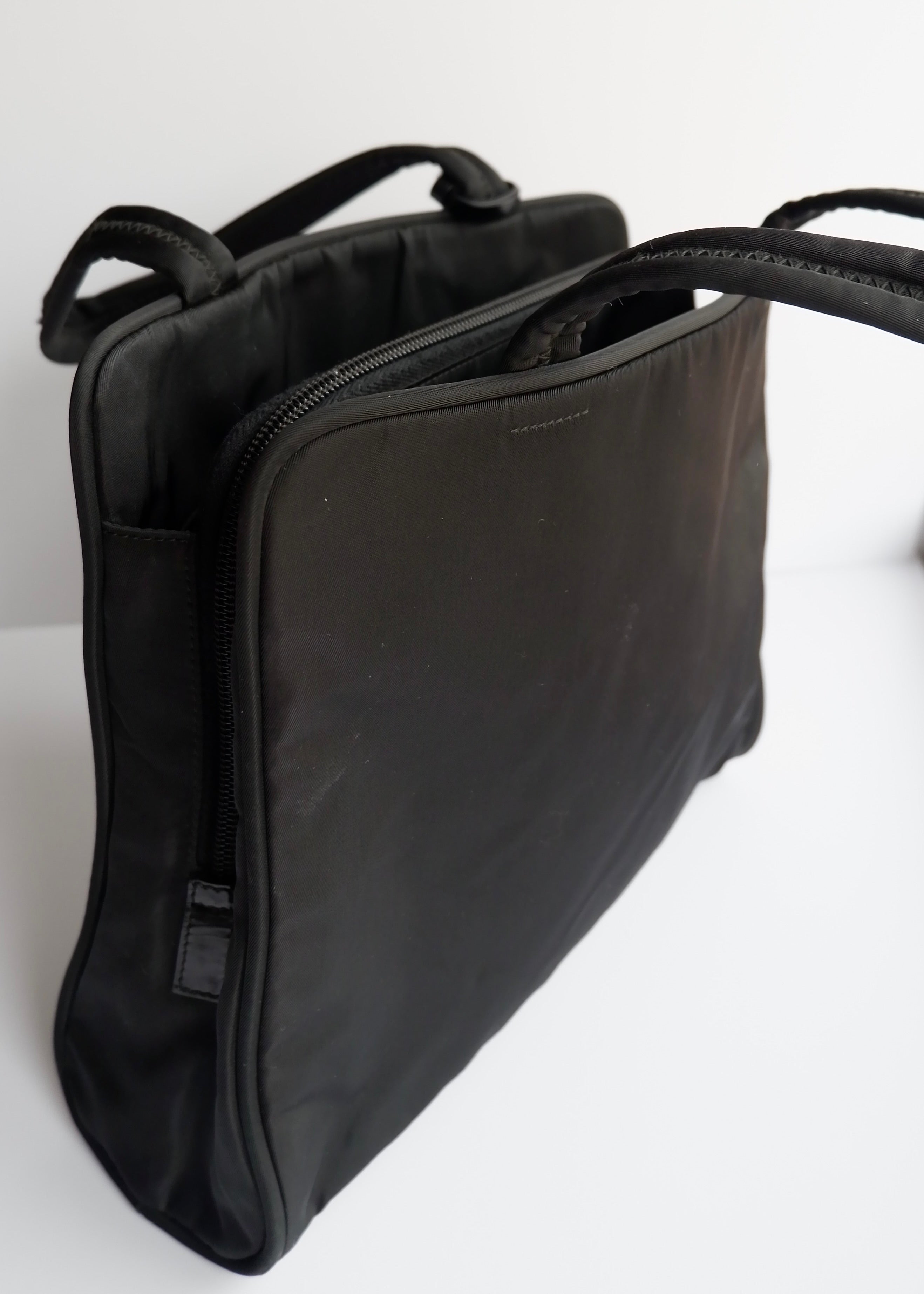 Authentic Preowned Prada Black Nylon Top Handle Bag