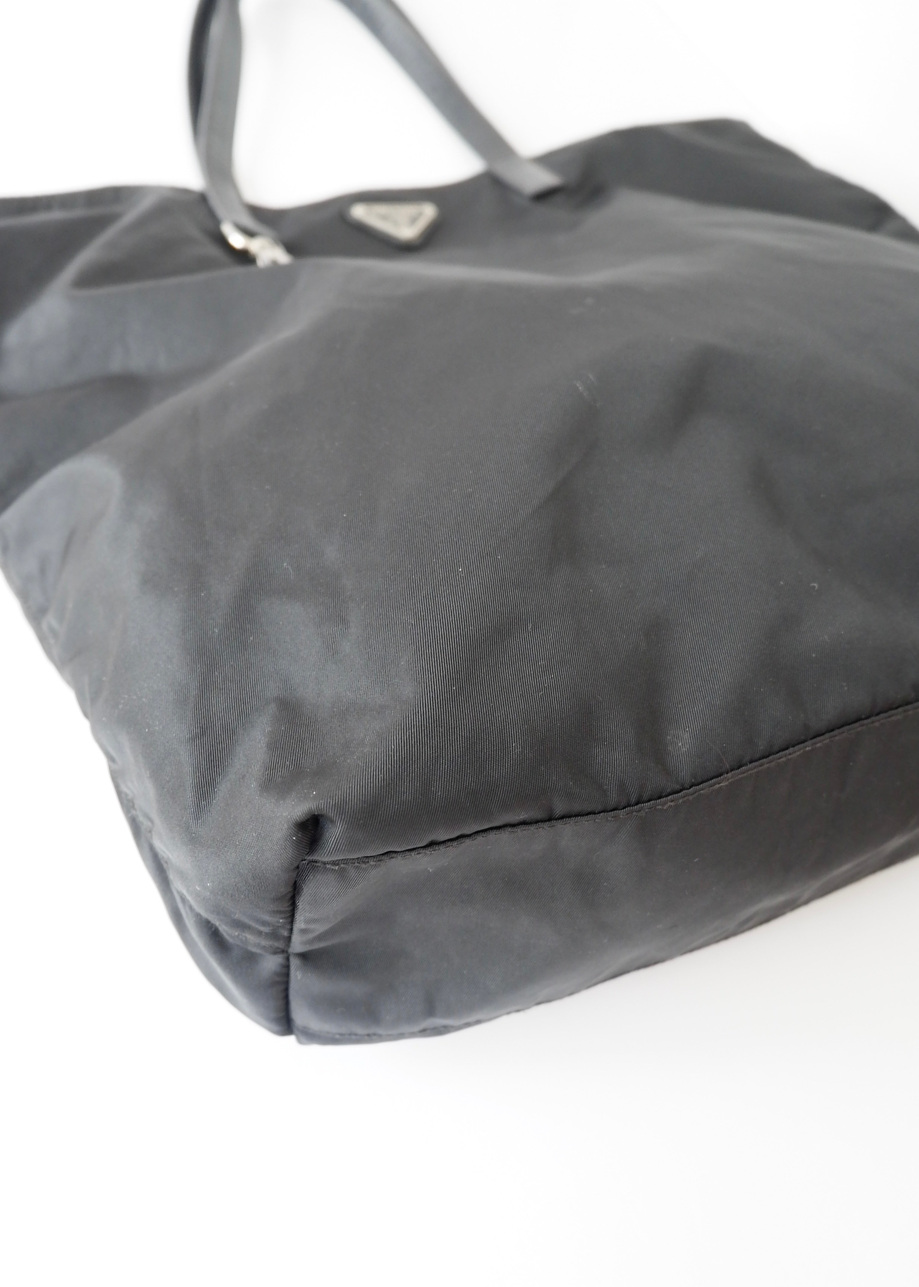 Authentic Preowned Prada Black Nylon Tote Bag