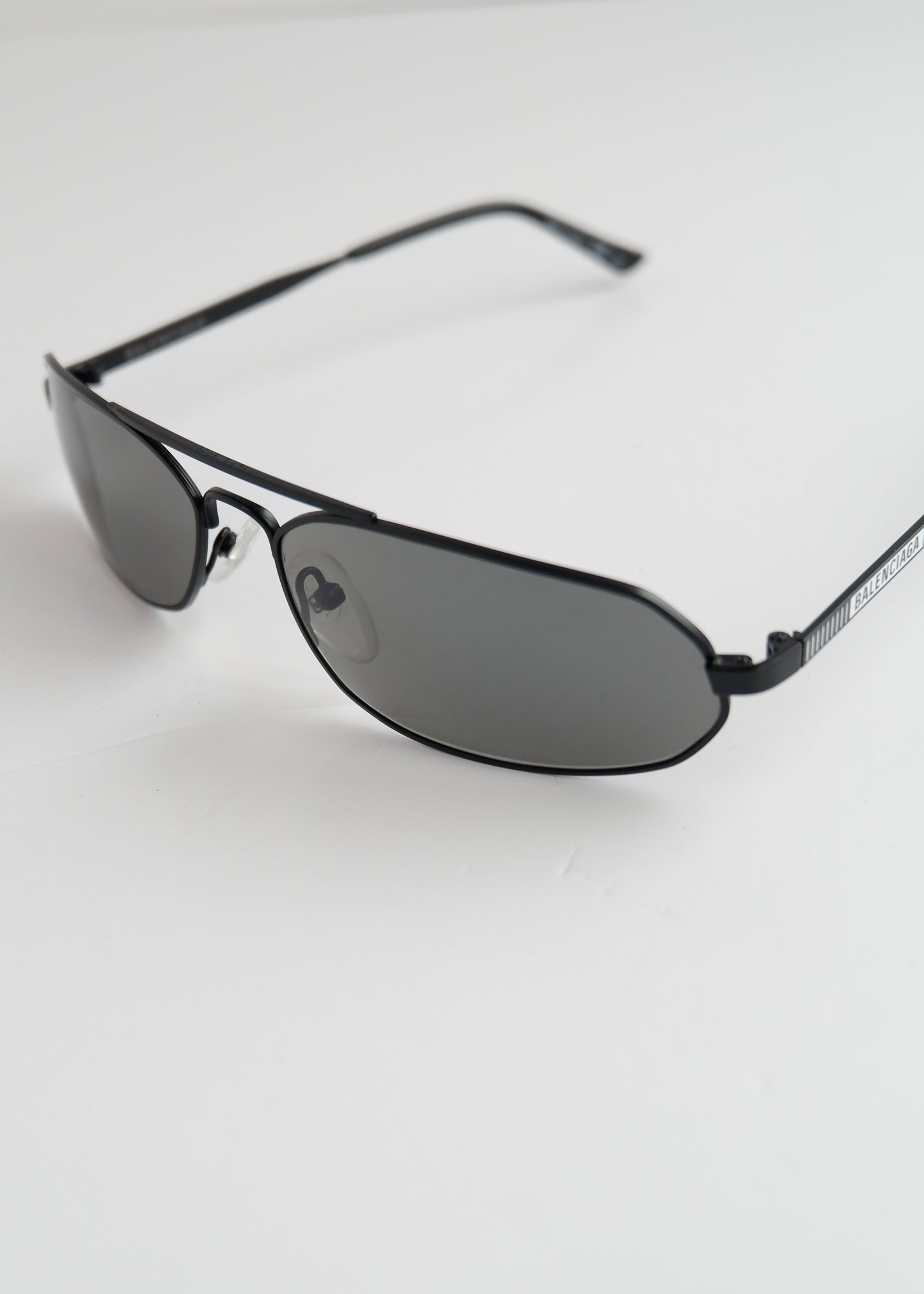 Authentic Preowned Balenciaga Black Small Frame Sunglasses