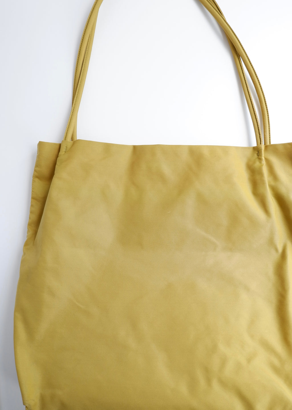 Authentique Sac Cabas Prada en Nylon Vert d'occasion