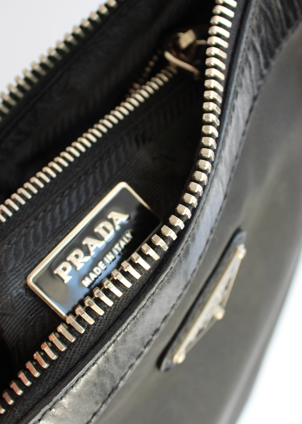 Authentic Preowned Prada Black Nylon/Leather Crossbody Bag