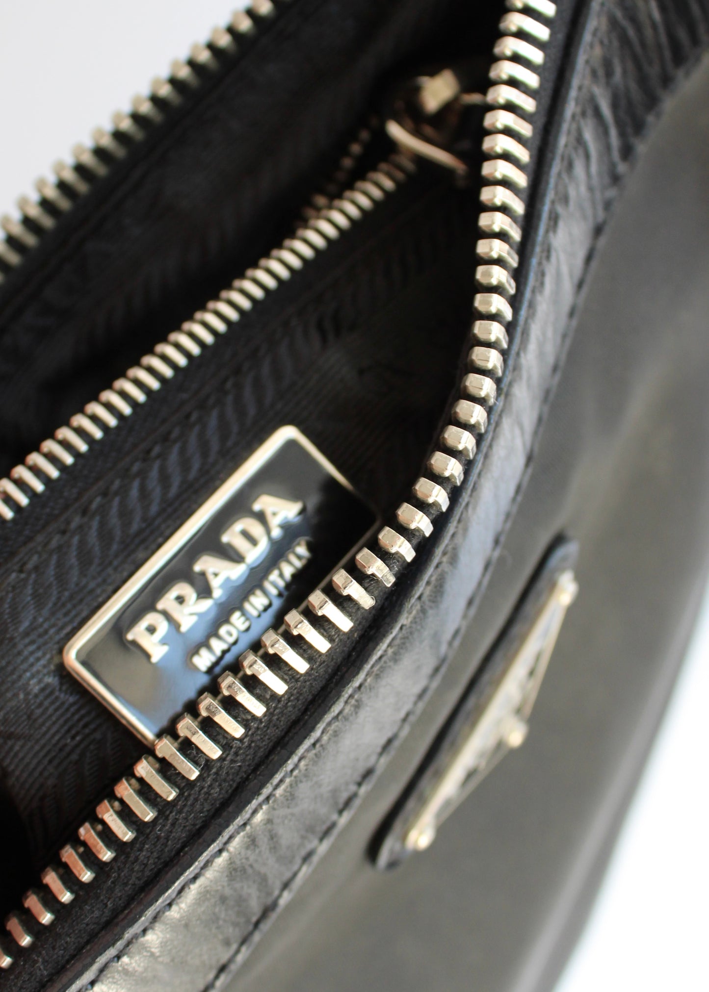Authentic Preowned Prada Black Nylon/Leather Crossbody Bag