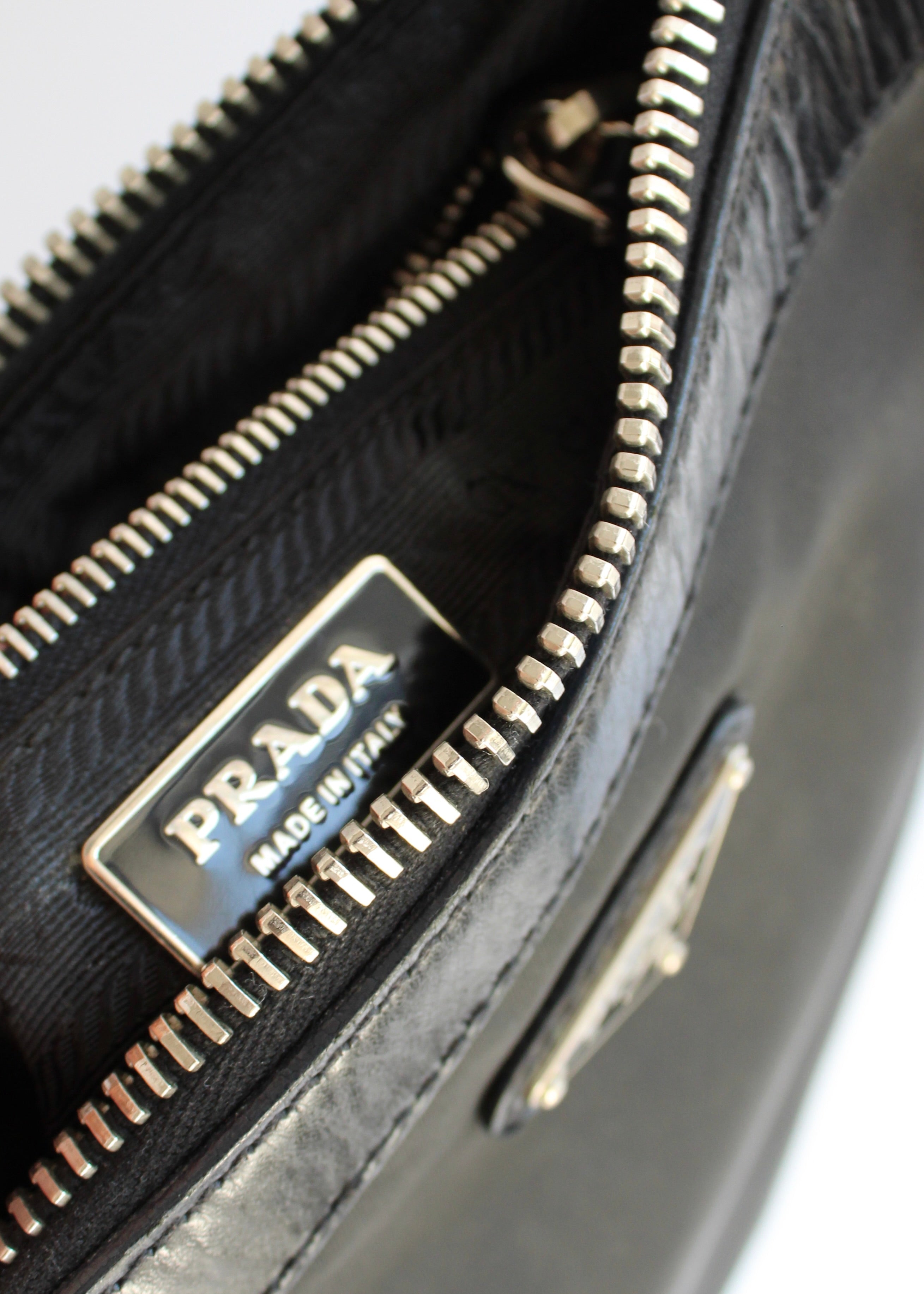 Authentic Preowned Prada Black Nylon/Leather Crossbody Bag