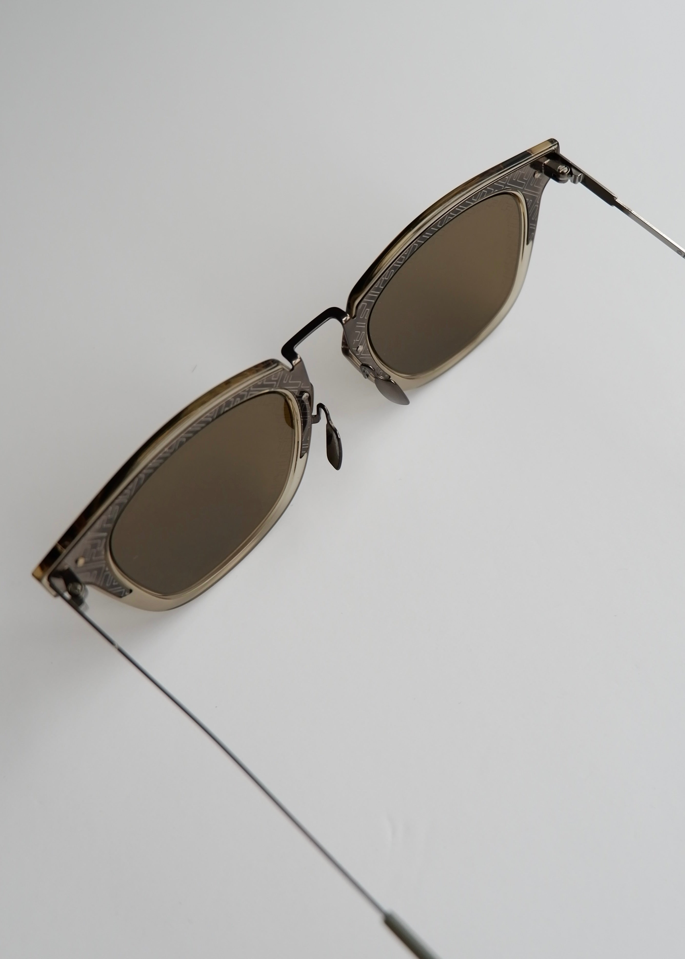 Authentic Preowned Fendi Grey Zucca Print Sunglasses