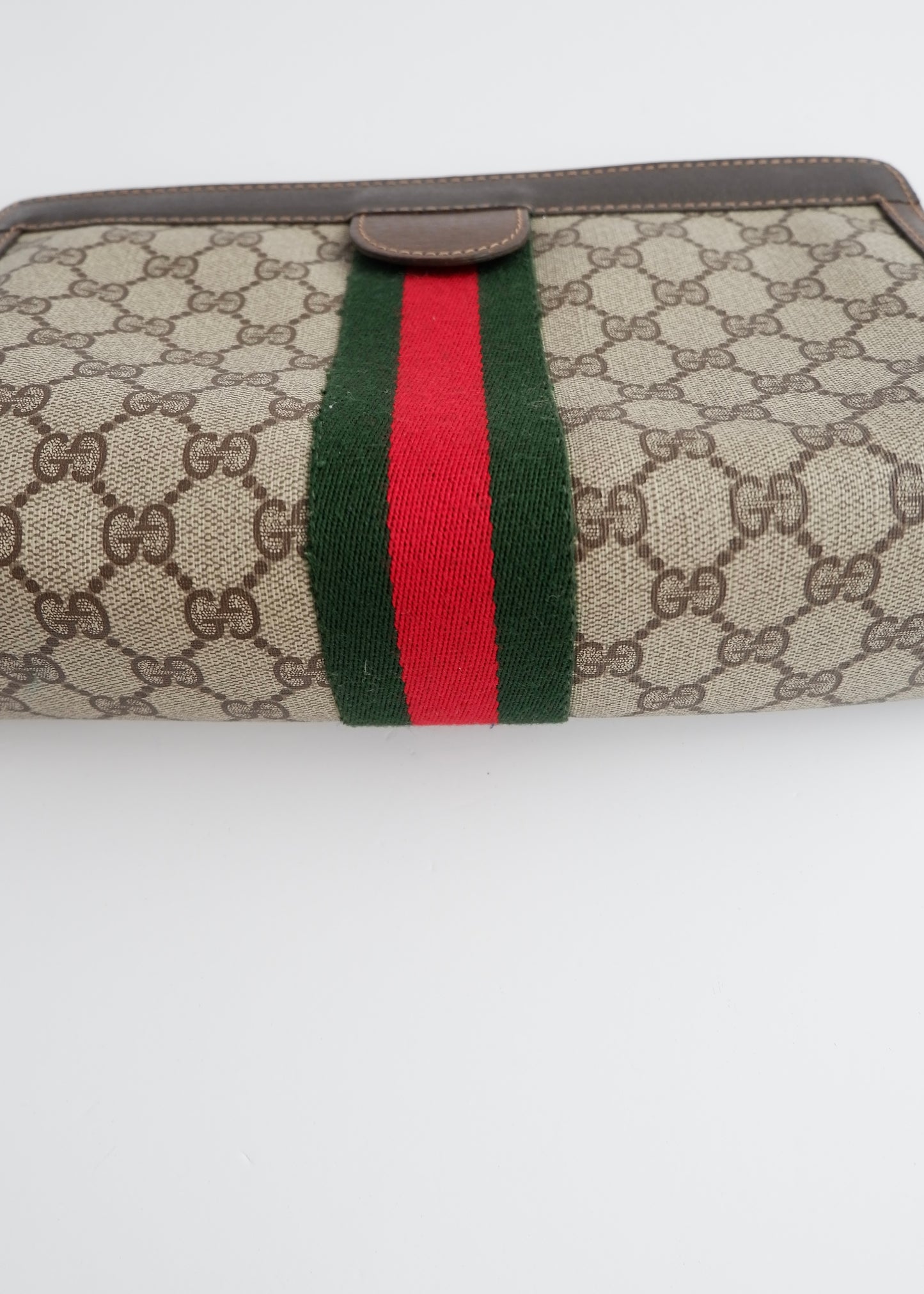 Authentic Preowned Vintage Gucci Sherry Line Clutch