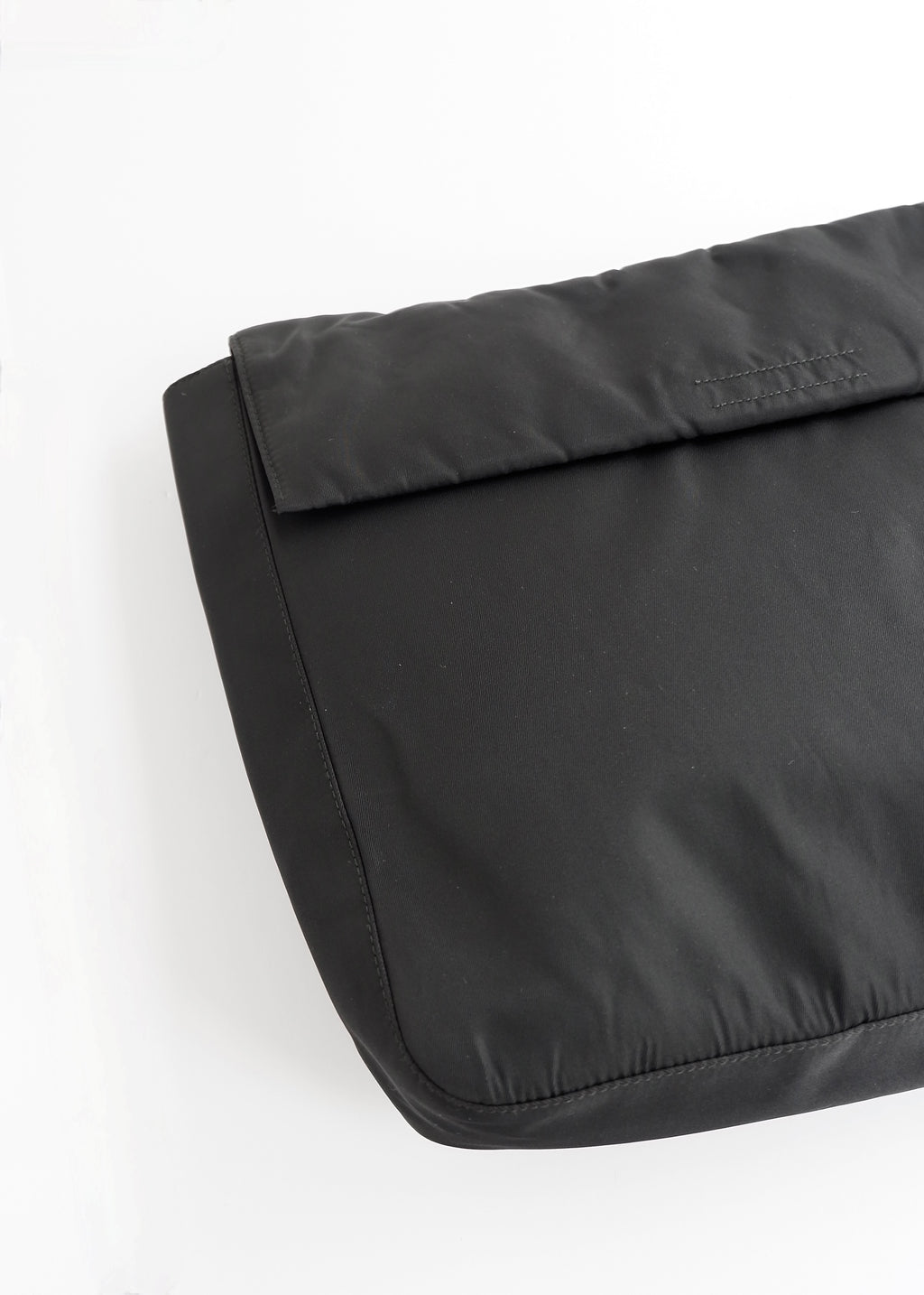 Preowned Prada Black Nylon Large Pouch/ Clutch
