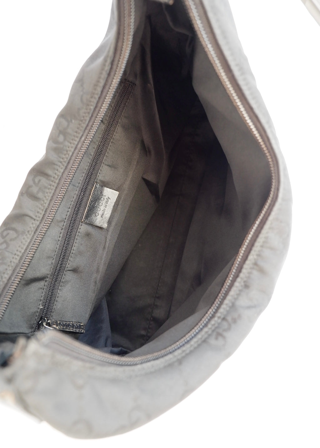 Authentique Sac à bandoulière Gucci en toile GG noire d'occasion