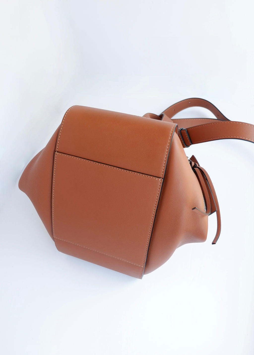 Preowned Loewe Brown Leather Hammock Bag