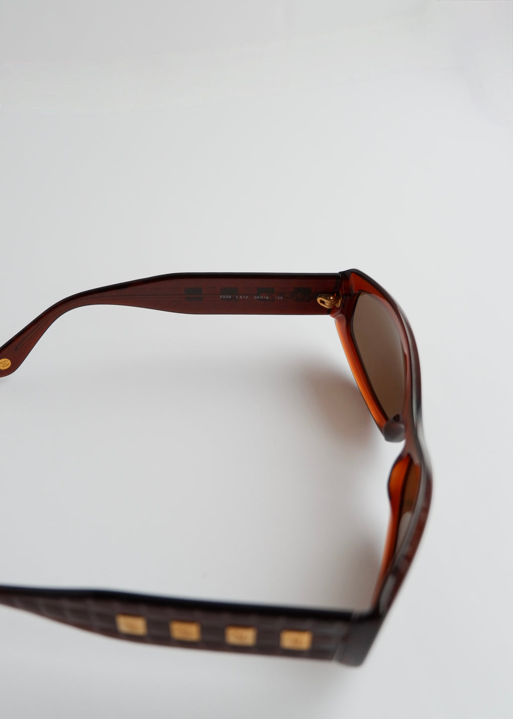 Authentic Preowned Vintage Chanel Brown Square Frame Sunglasses