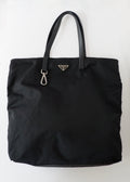 Authentic Preowned Prada Black Nylon Tote Bag