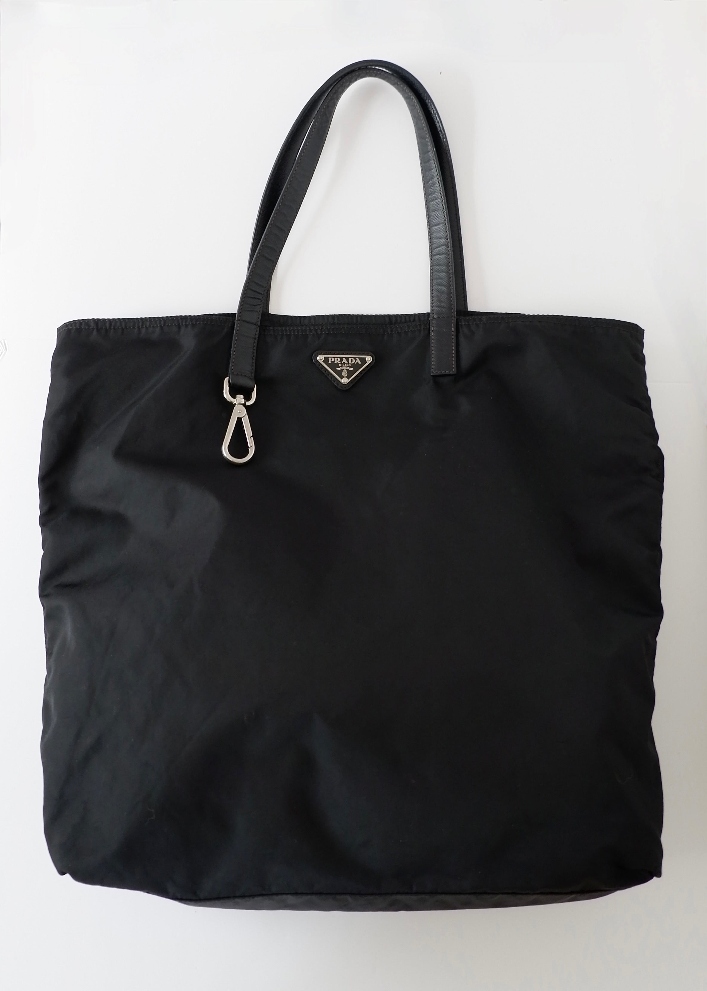 Authentic Preowned Prada Black Nylon Tote Bag