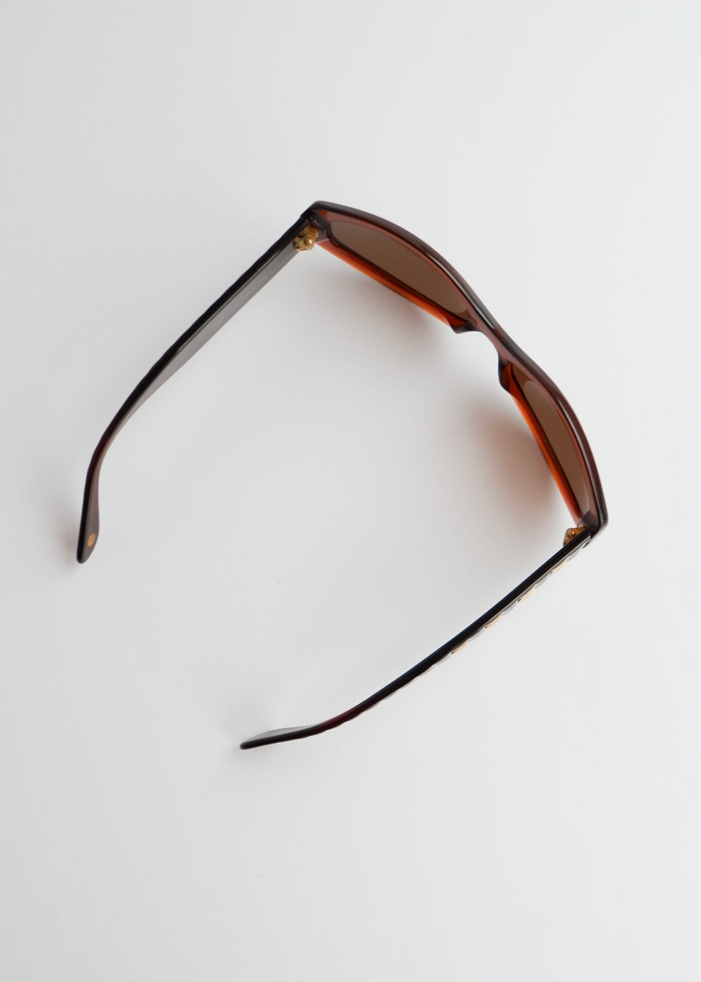 Authentic Preowned Vintage Chanel Brown Square Frame Sunglasses