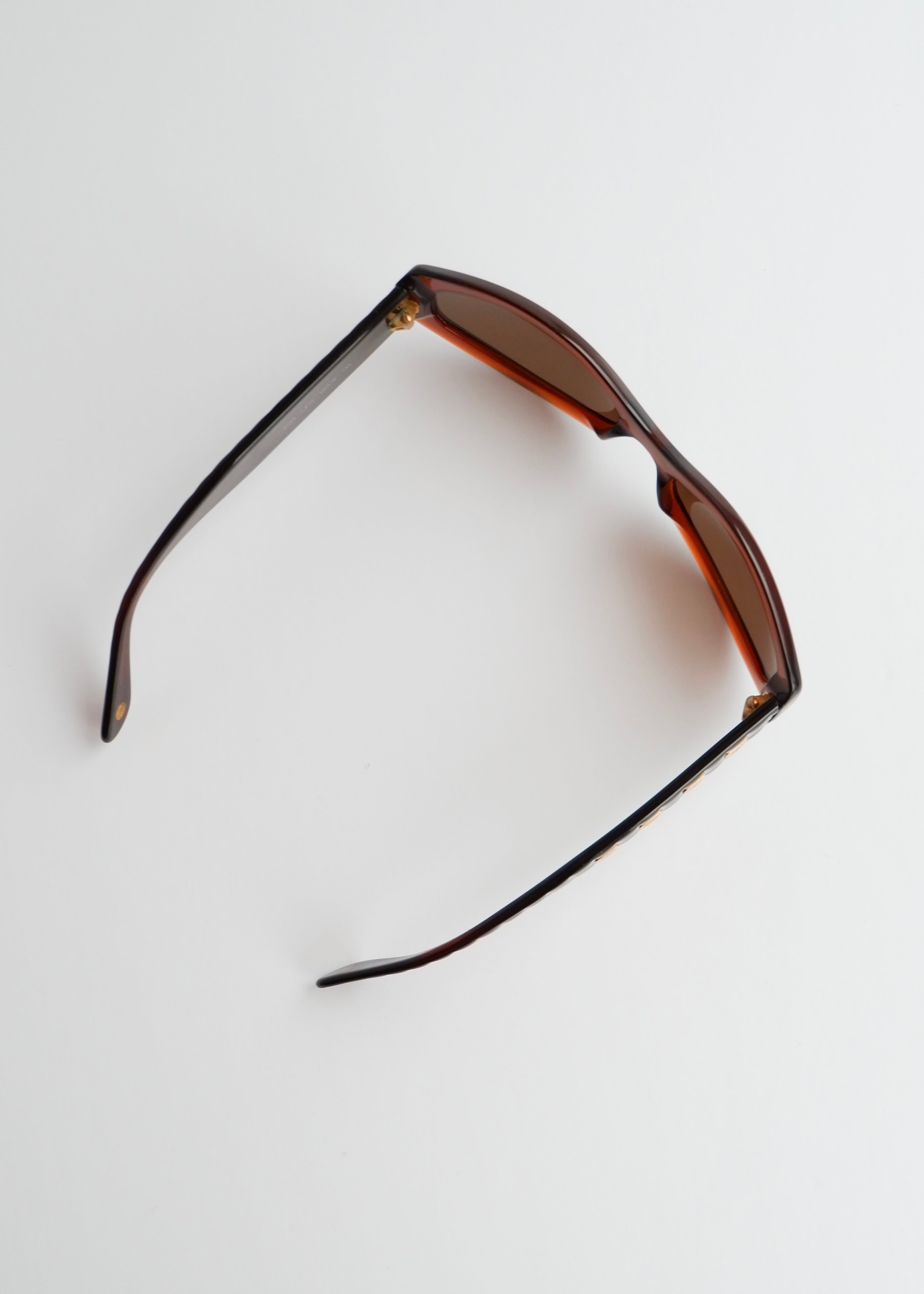 Authentic Preowned Vintage Chanel Brown Square Frame Sunglasses