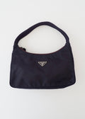 Authentic Preowned Prada Dark Purple Nylon Shoulder Bag