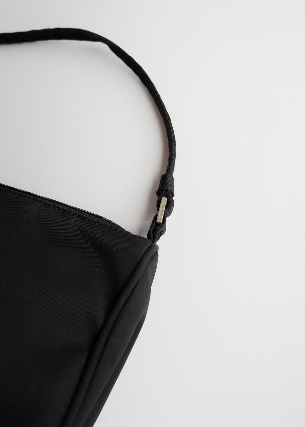 Authentic Preowned Prada Black Nylon Pochette/Shoulder Bag