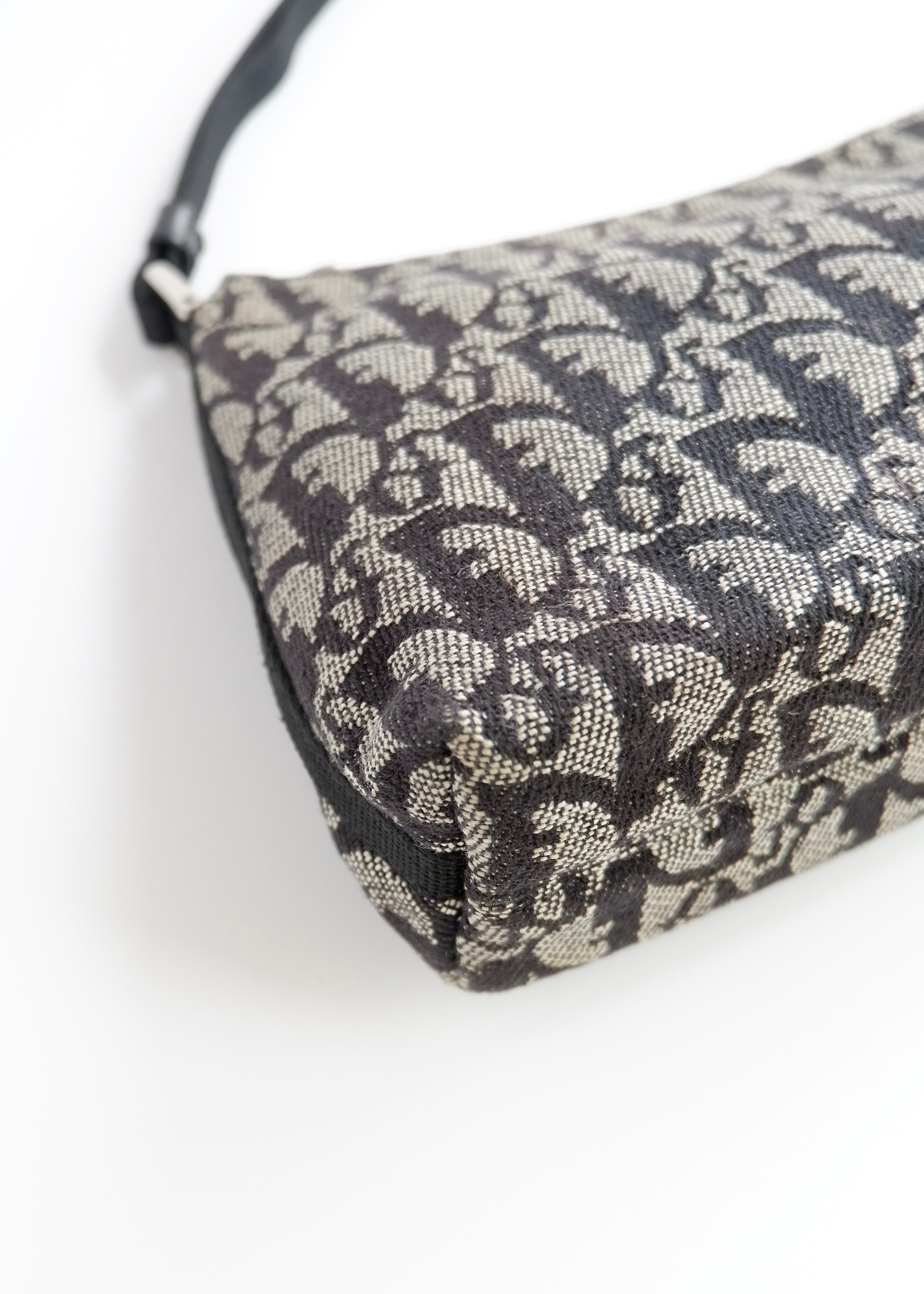 Authentic Preowned Dior Black Trotter Shoulder Bag