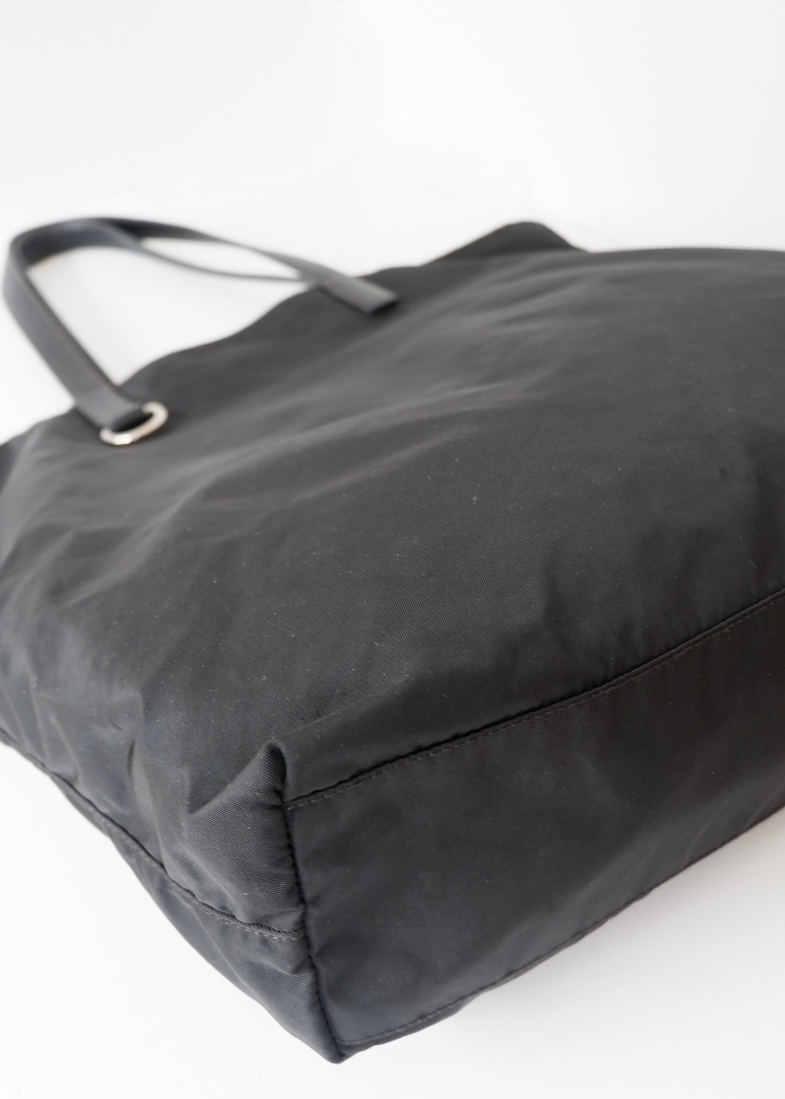 Authentic Preowned Prada Black Nylon Tote Bag