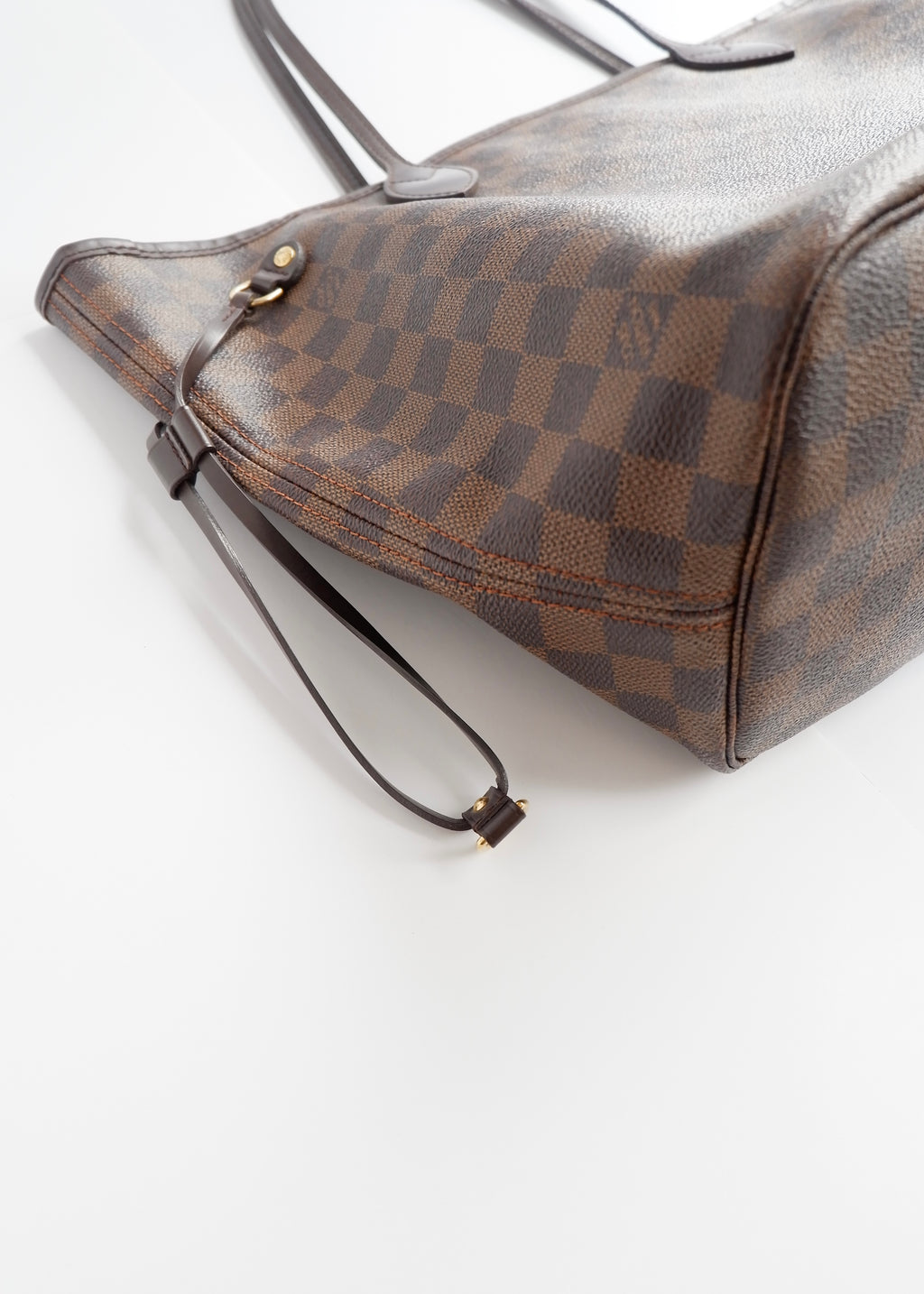 Preowned Louis Vuitton Damier Ebene Neverfull MM